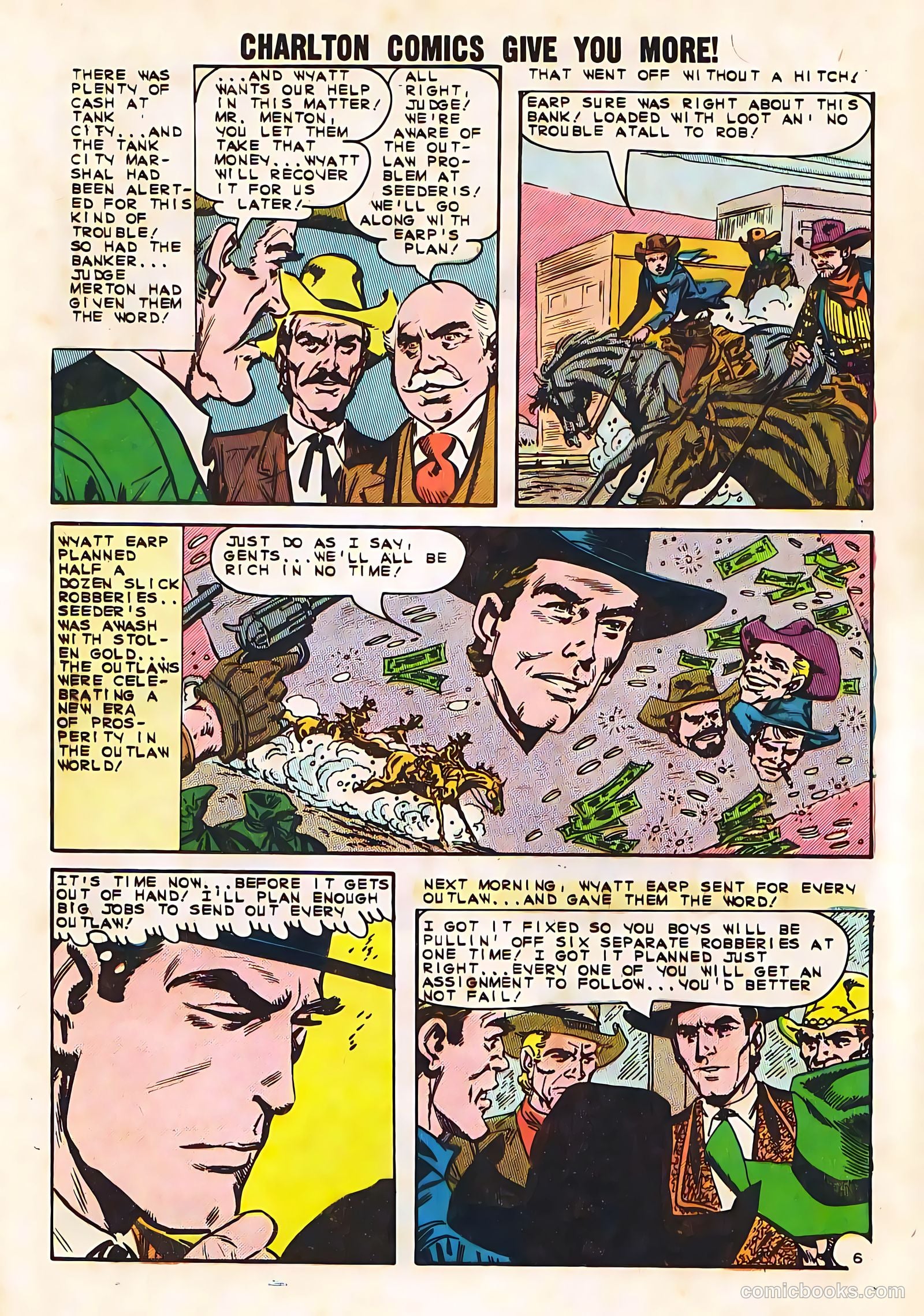 Wyatt Earp, Frontier Marshal #50 — page 9 of 36