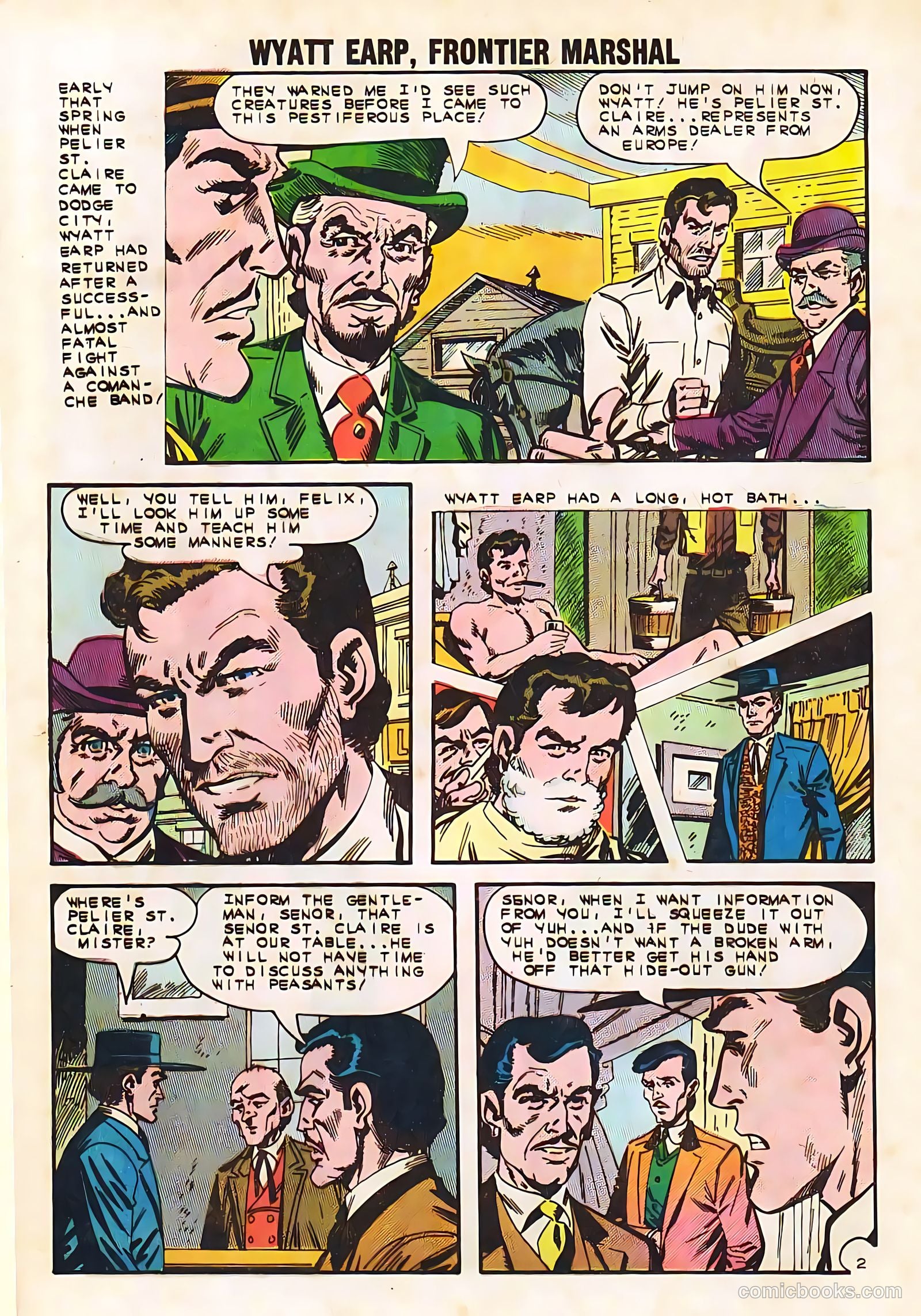Wyatt Earp, Frontier Marshal #50 — page 12 of 36
