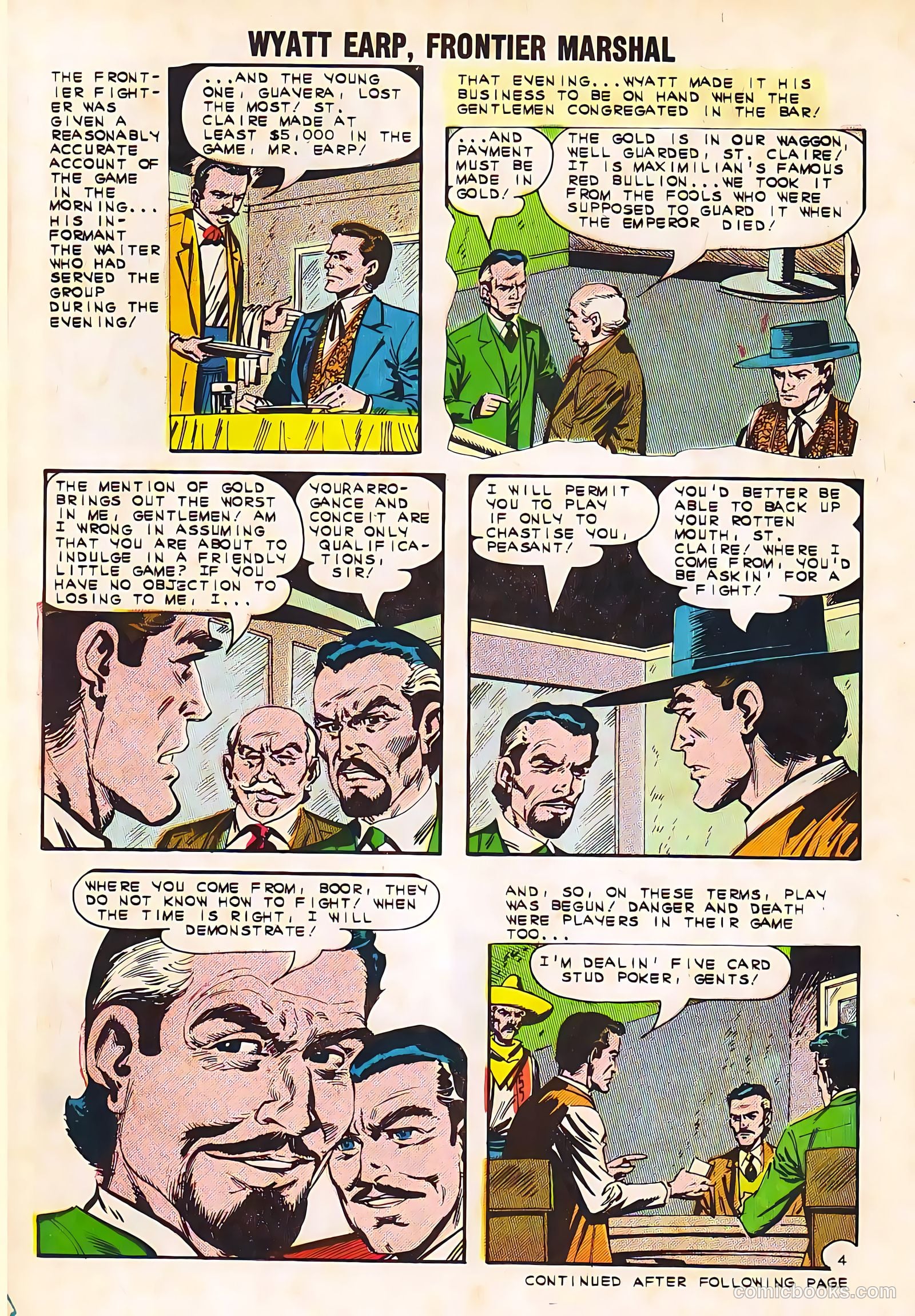 Wyatt Earp, Frontier Marshal #50 — page 14 of 36
