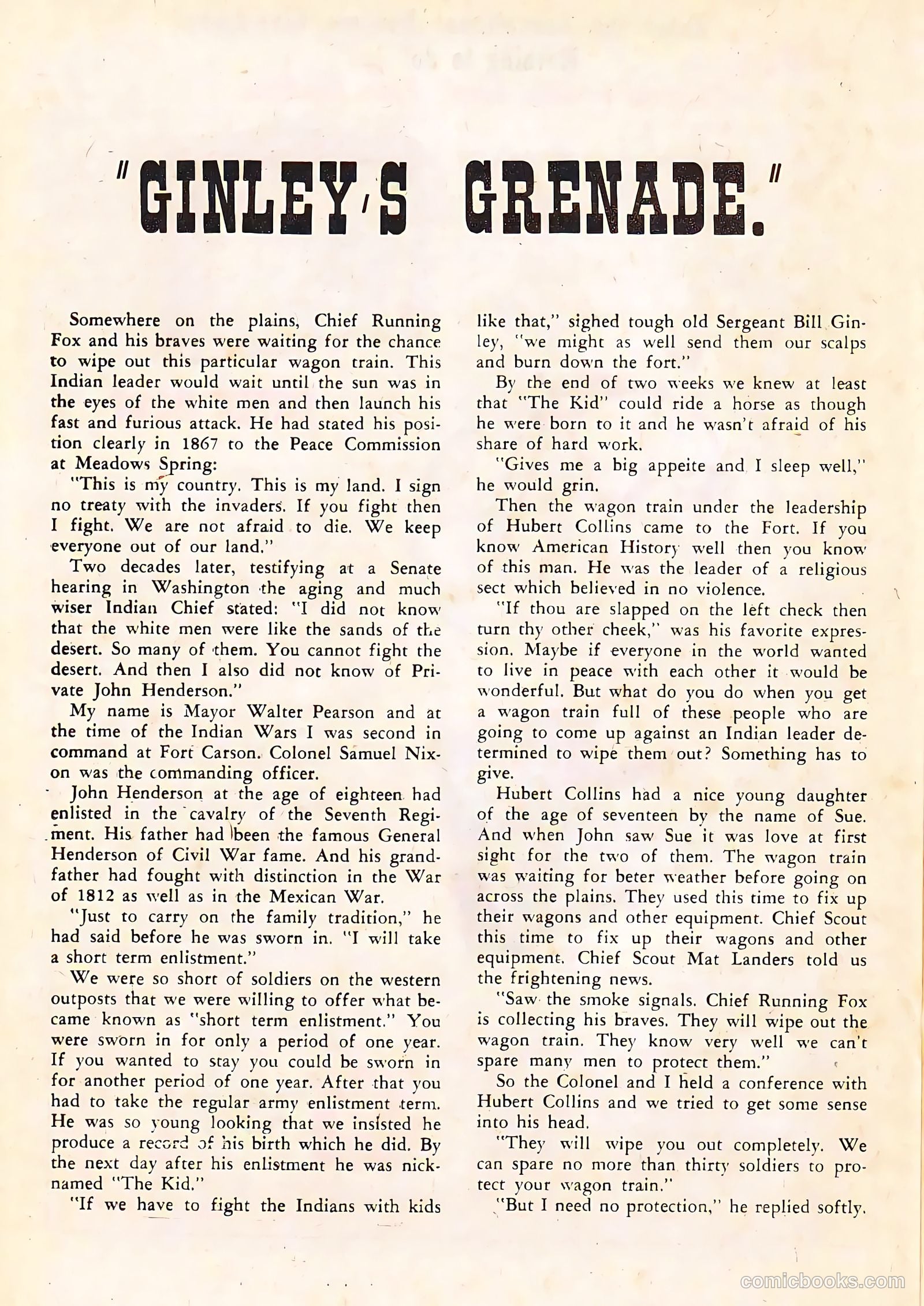 Wyatt Earp, Frontier Marshal #50 — page 20 of 36