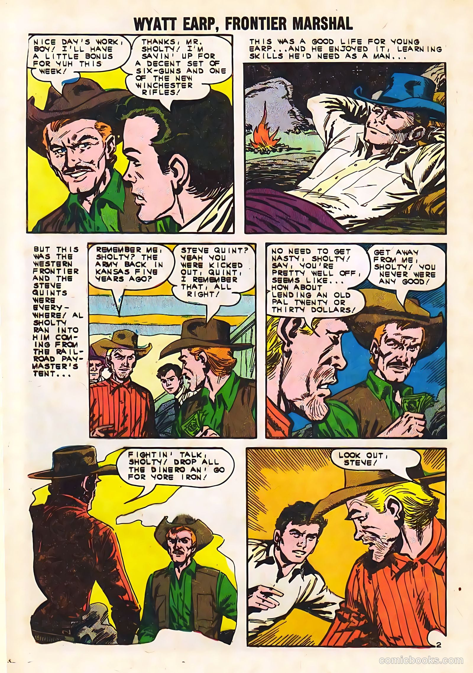 Wyatt Earp, Frontier Marshal #50 — page 28 of 36