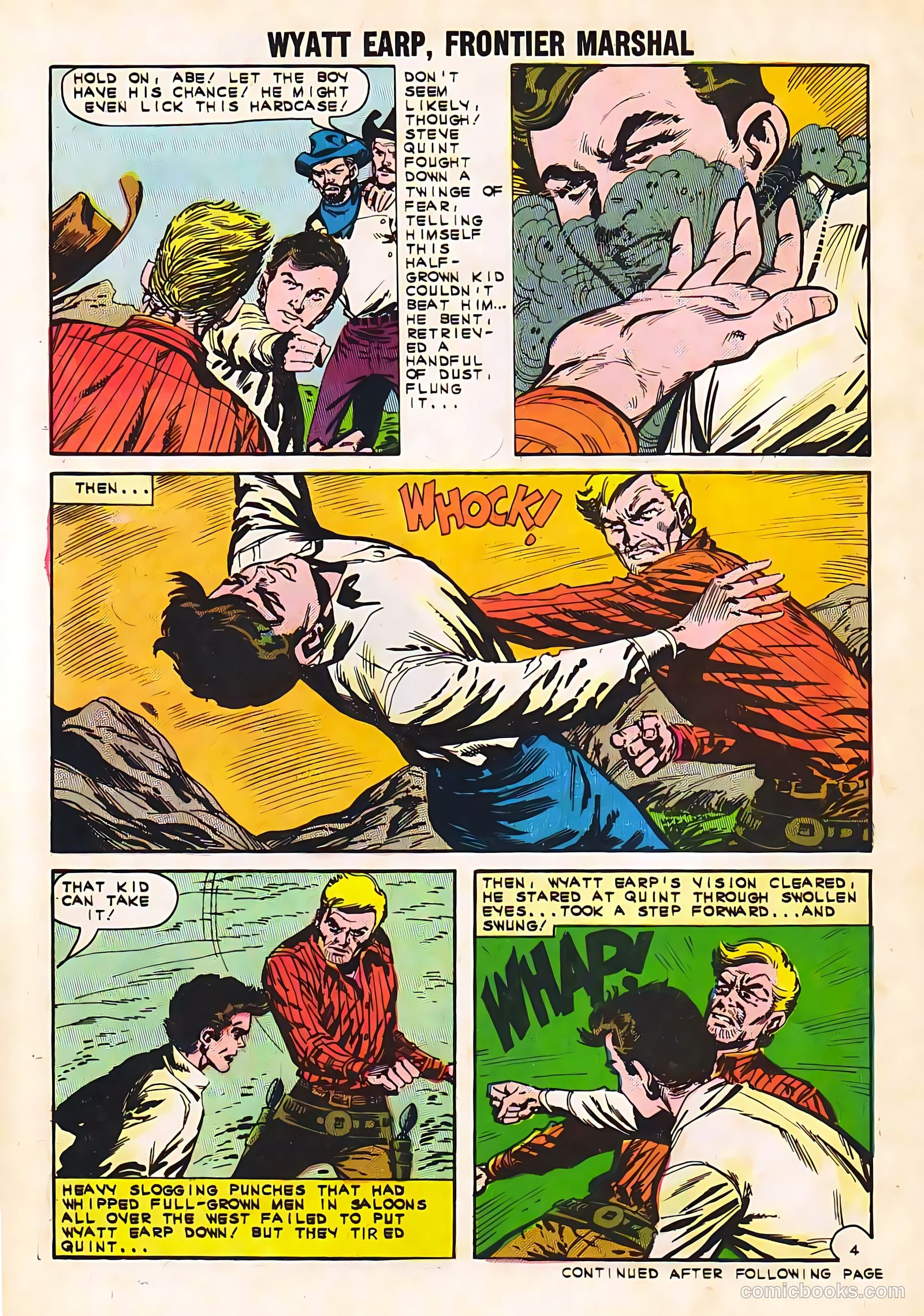 Wyatt Earp, Frontier Marshal #50 — page 30 of 36