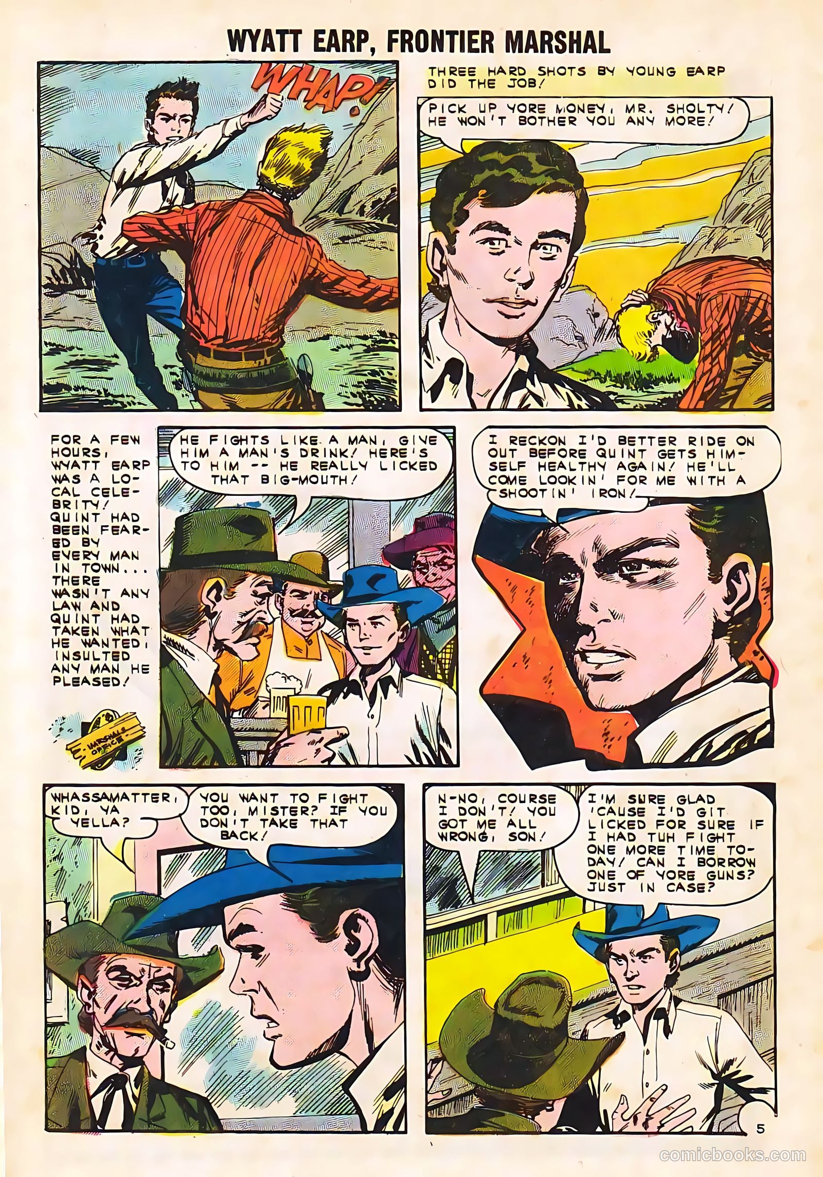 Wyatt Earp, Frontier Marshal #50 — page 32 of 36