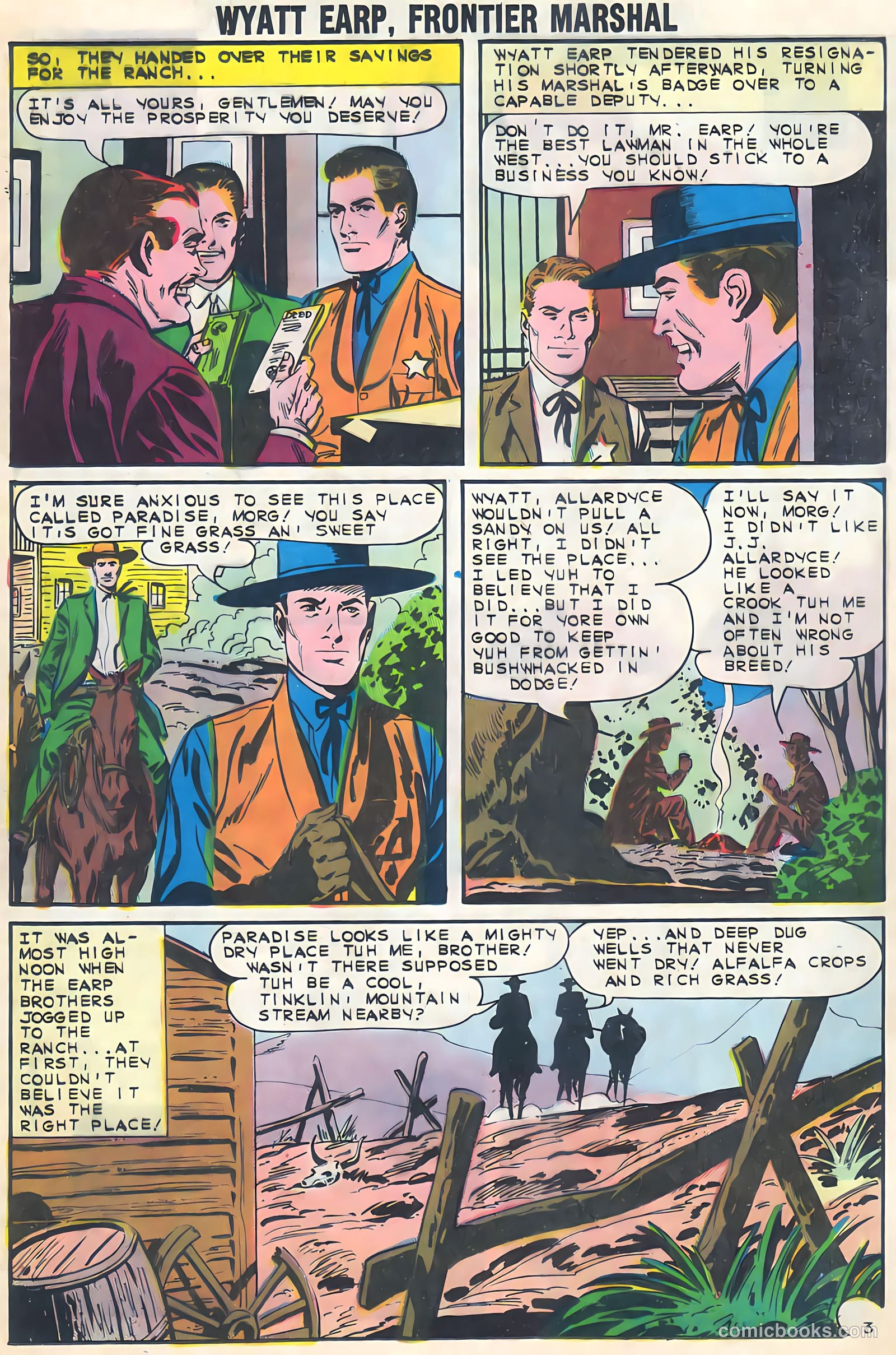 Wyatt Earp, Frontier Marshal #51 — page 12 of 36