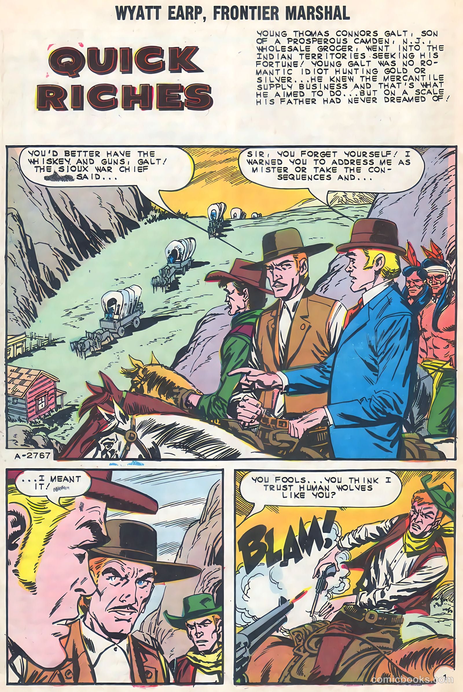 Wyatt Earp, Frontier Marshal #51 — page 20 of 36