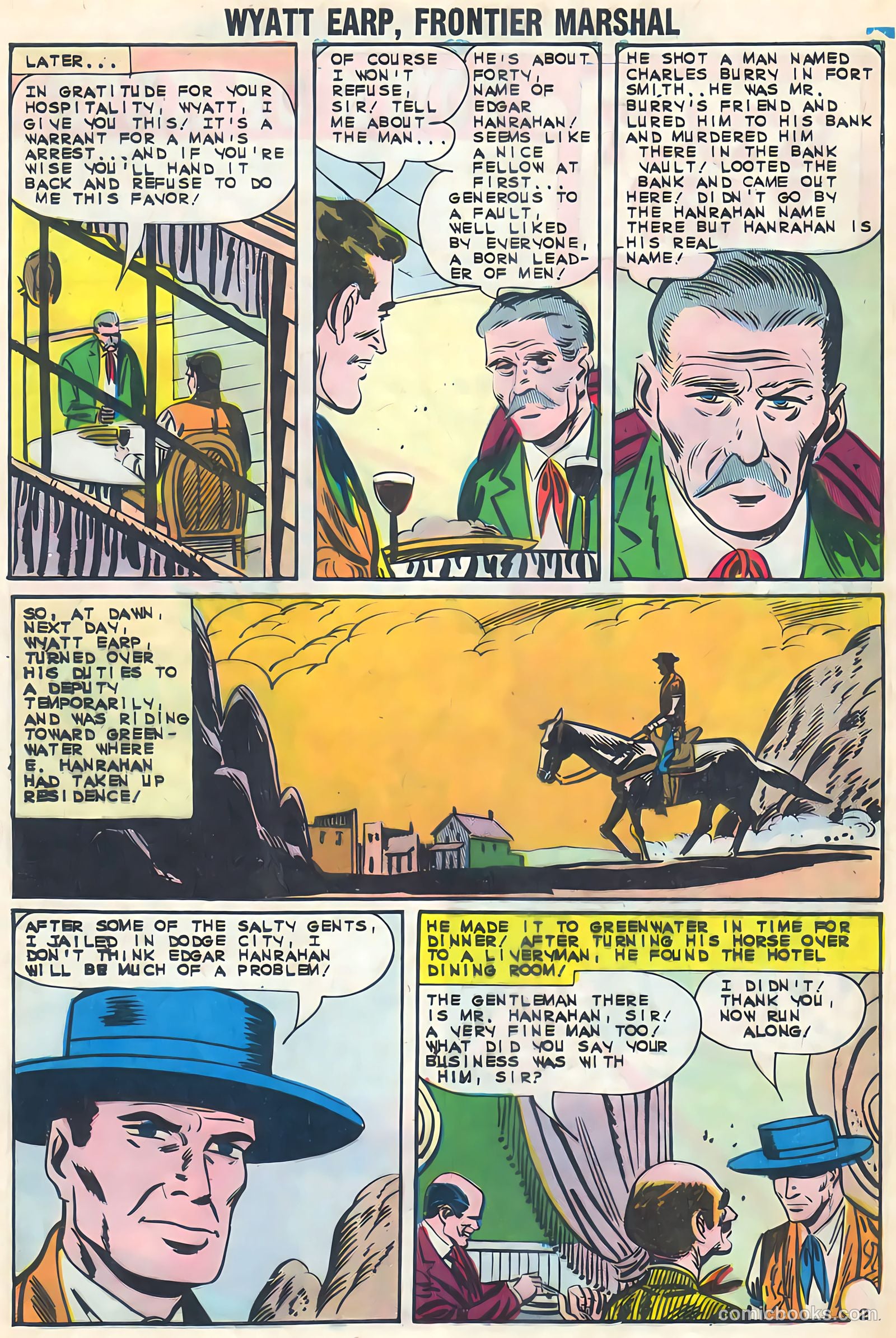 Wyatt Earp, Frontier Marshal #51 — page 28 of 36