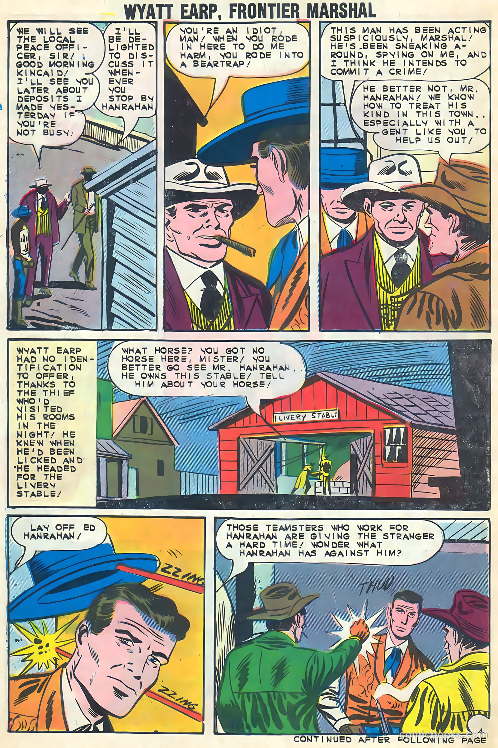Wyatt Earp, Frontier Marshal #51 — page 30 of 36