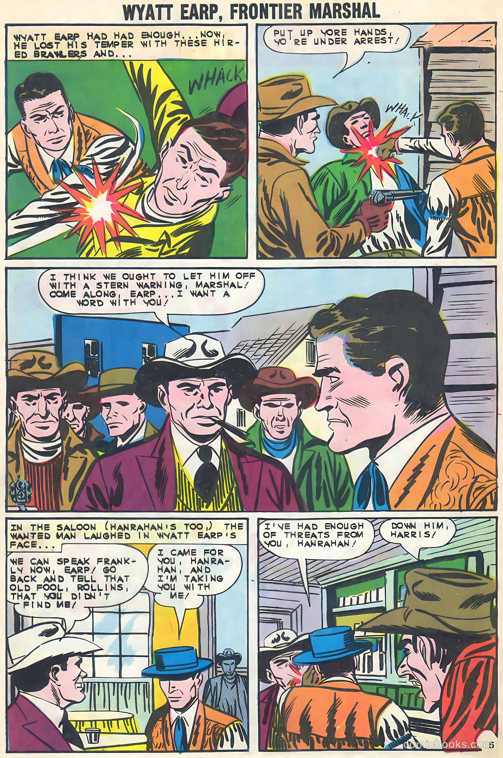 Wyatt Earp, Frontier Marshal #51 — page 32 of 36