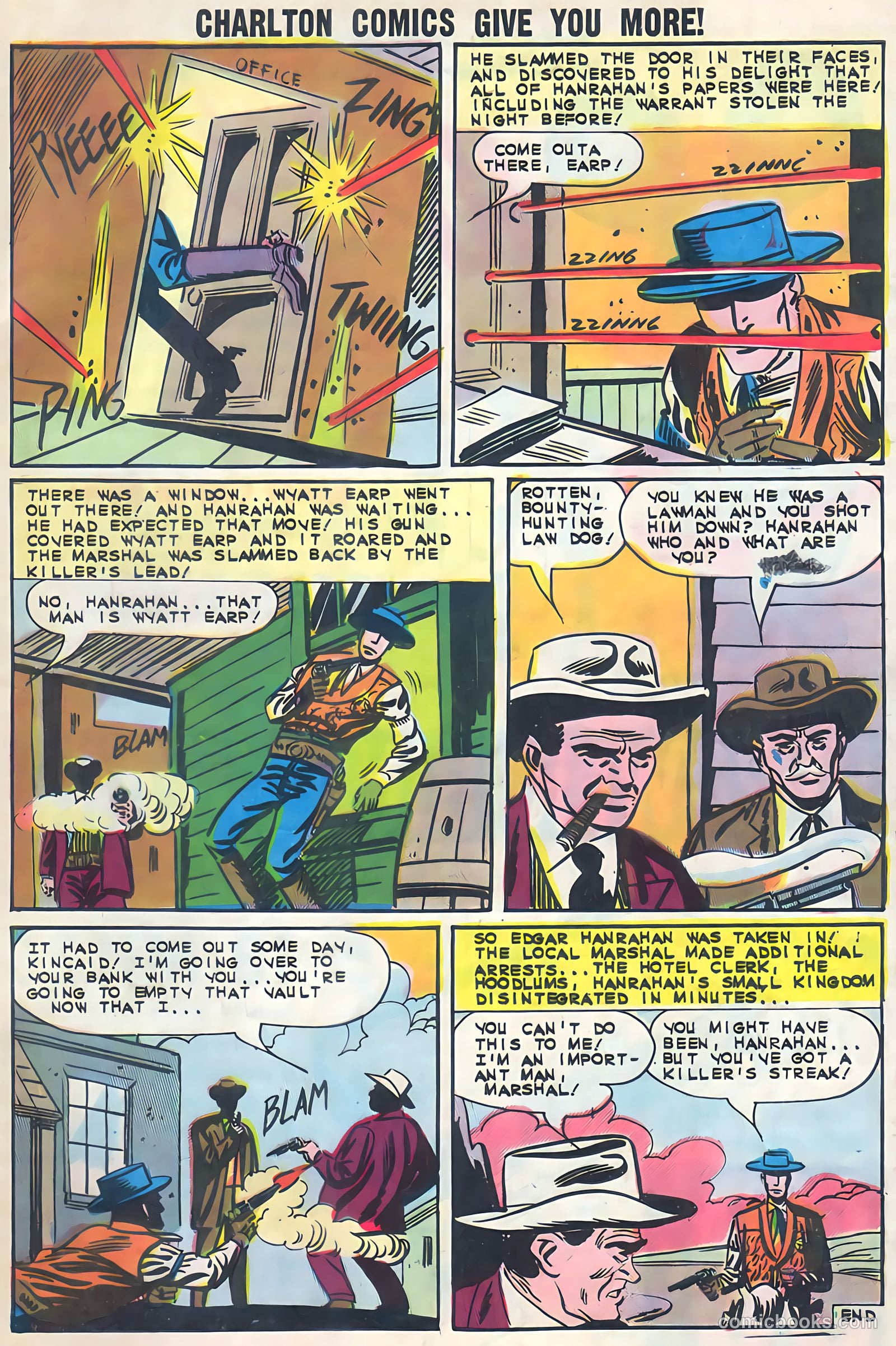Wyatt Earp, Frontier Marshal #51 — page 33 of 36