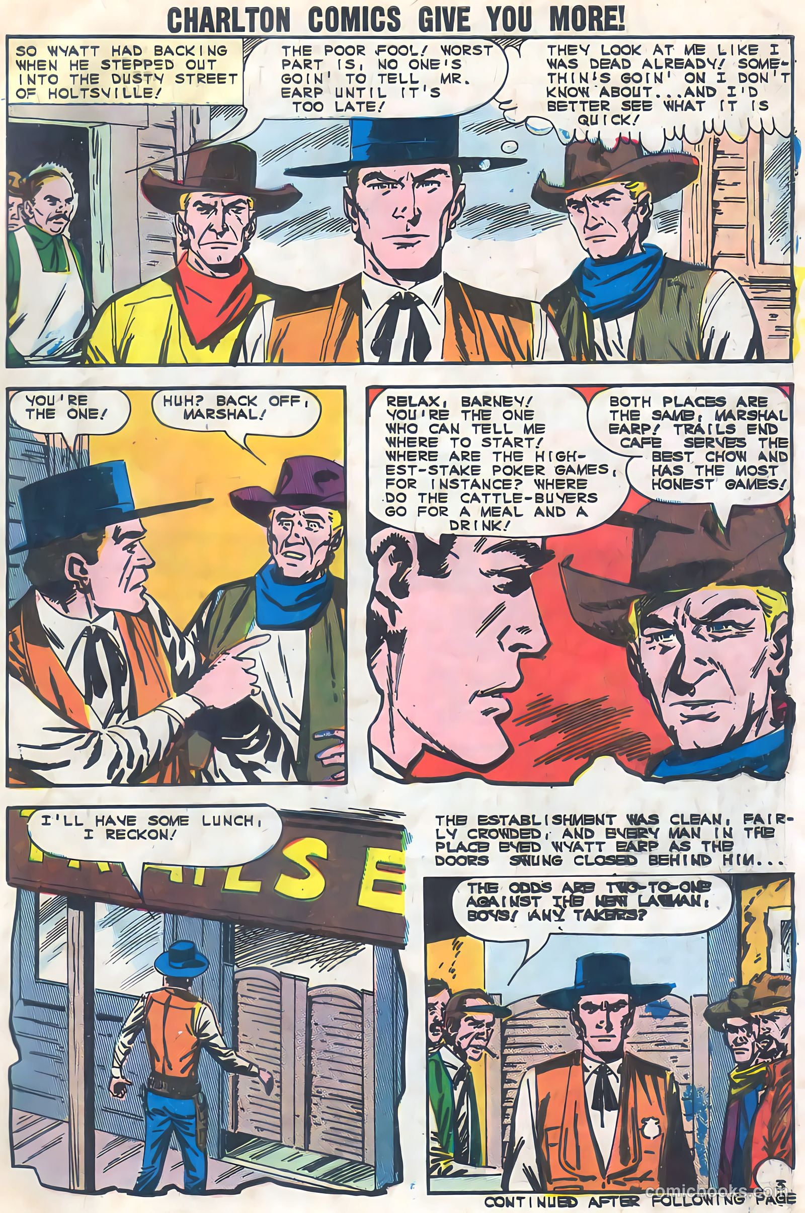 Wyatt Earp, Frontier Marshal #52 — page 6 of 37