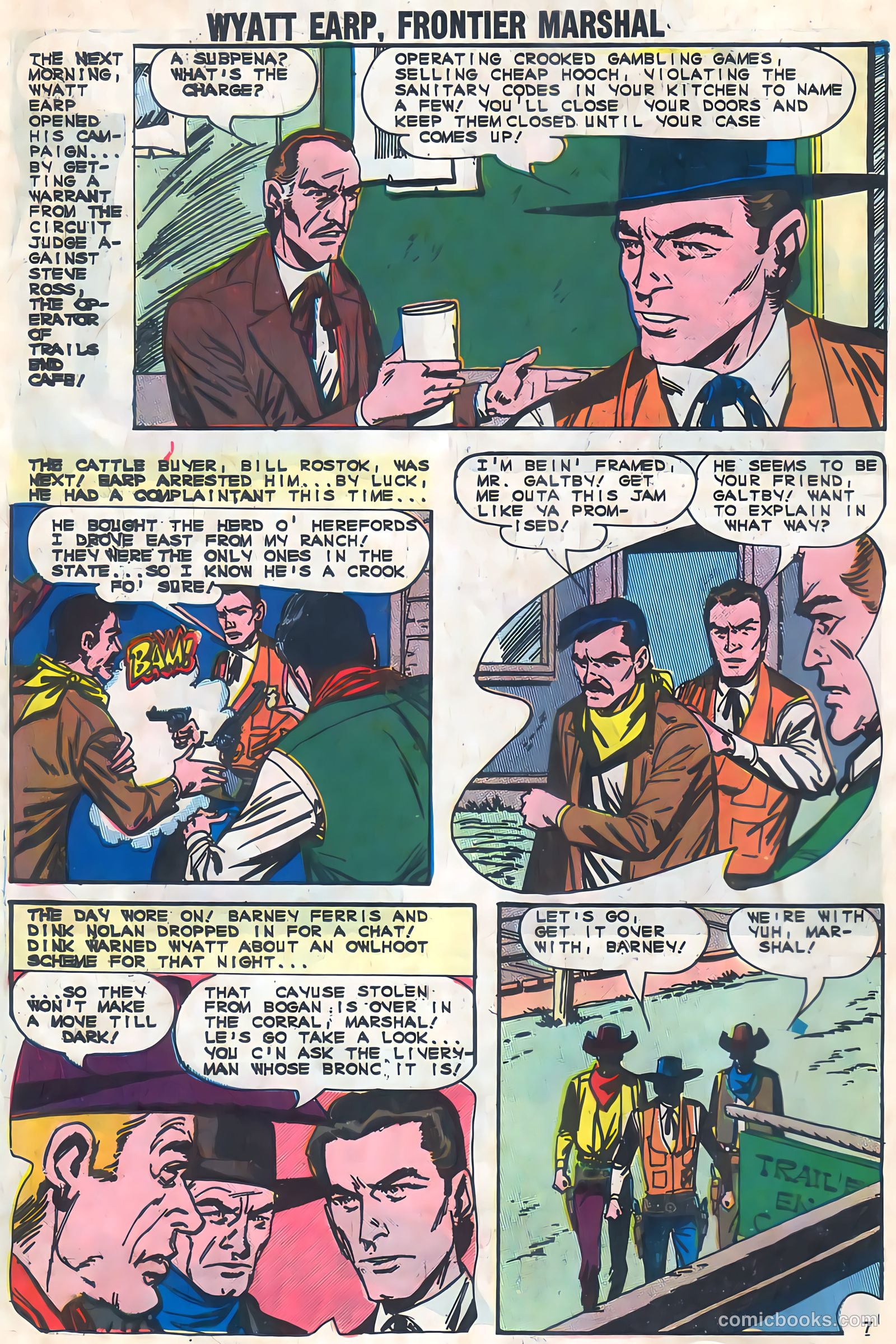 Wyatt Earp, Frontier Marshal #52 — page 11 of 37