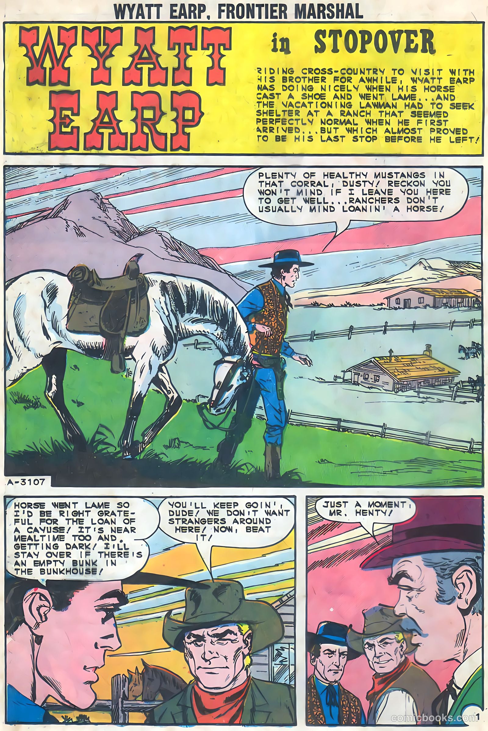 Wyatt Earp, Frontier Marshal #52 — page 13 of 37