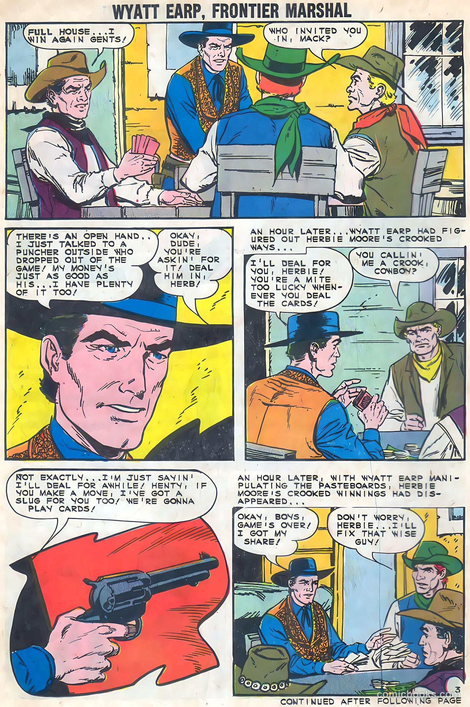 Wyatt Earp, Frontier Marshal #52 — page 15 of 37