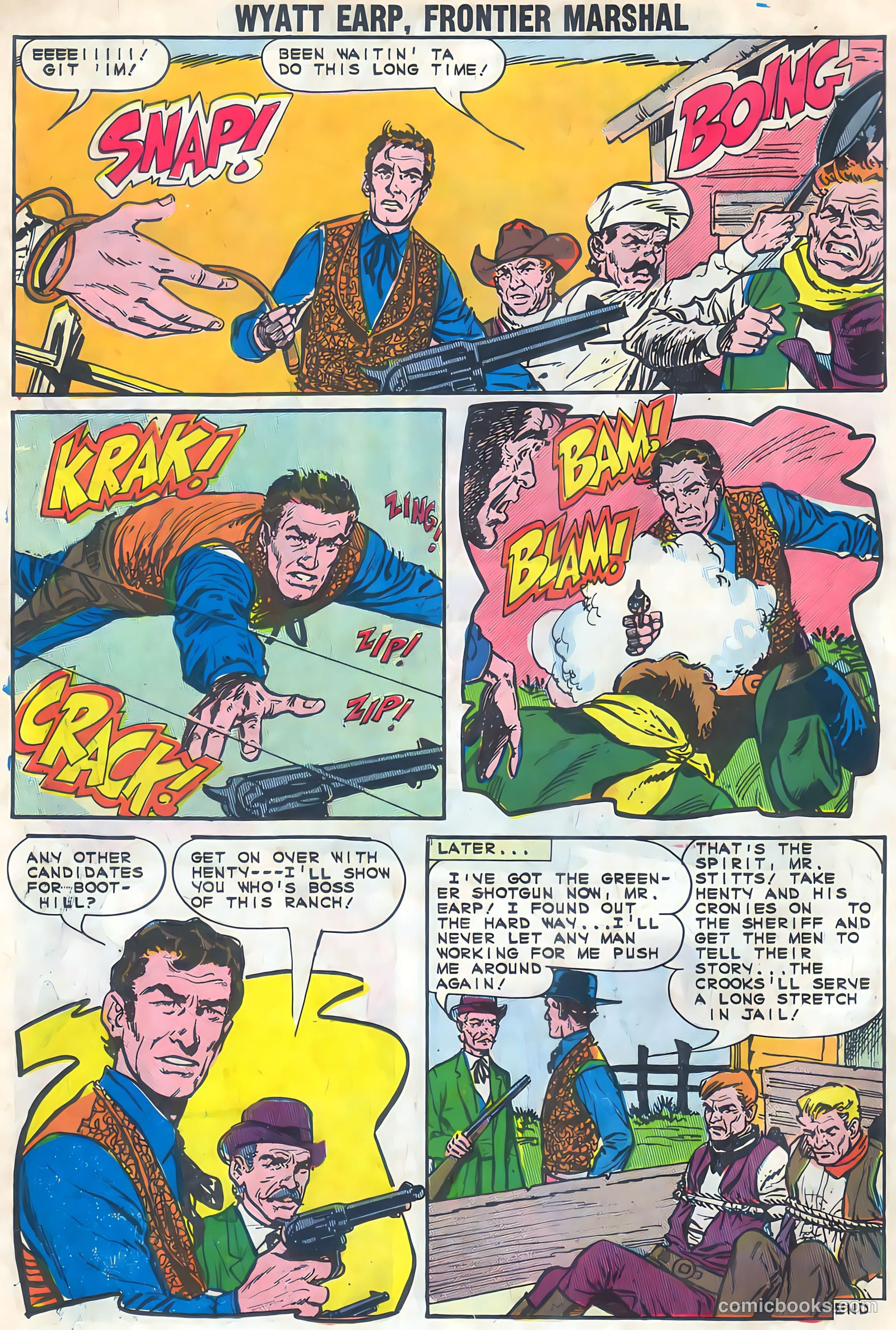 Wyatt Earp, Frontier Marshal #52 — page 19 of 37