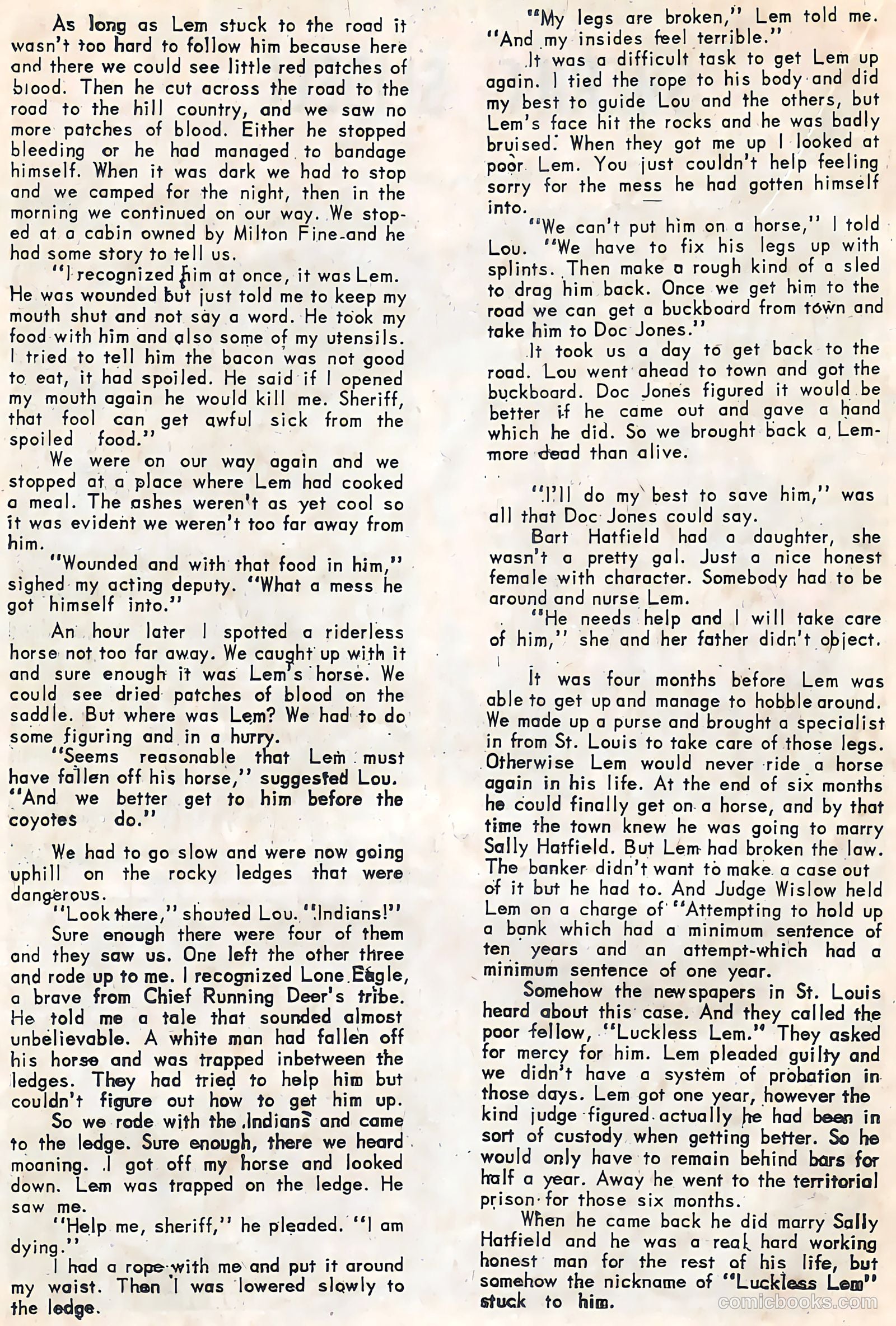 Wyatt Earp, Frontier Marshal #52 — page 21 of 37
