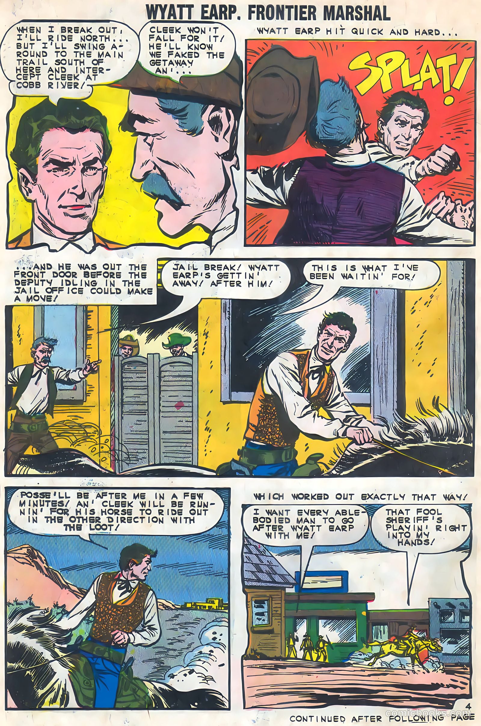 Wyatt Earp, Frontier Marshal #52 — page 31 of 37