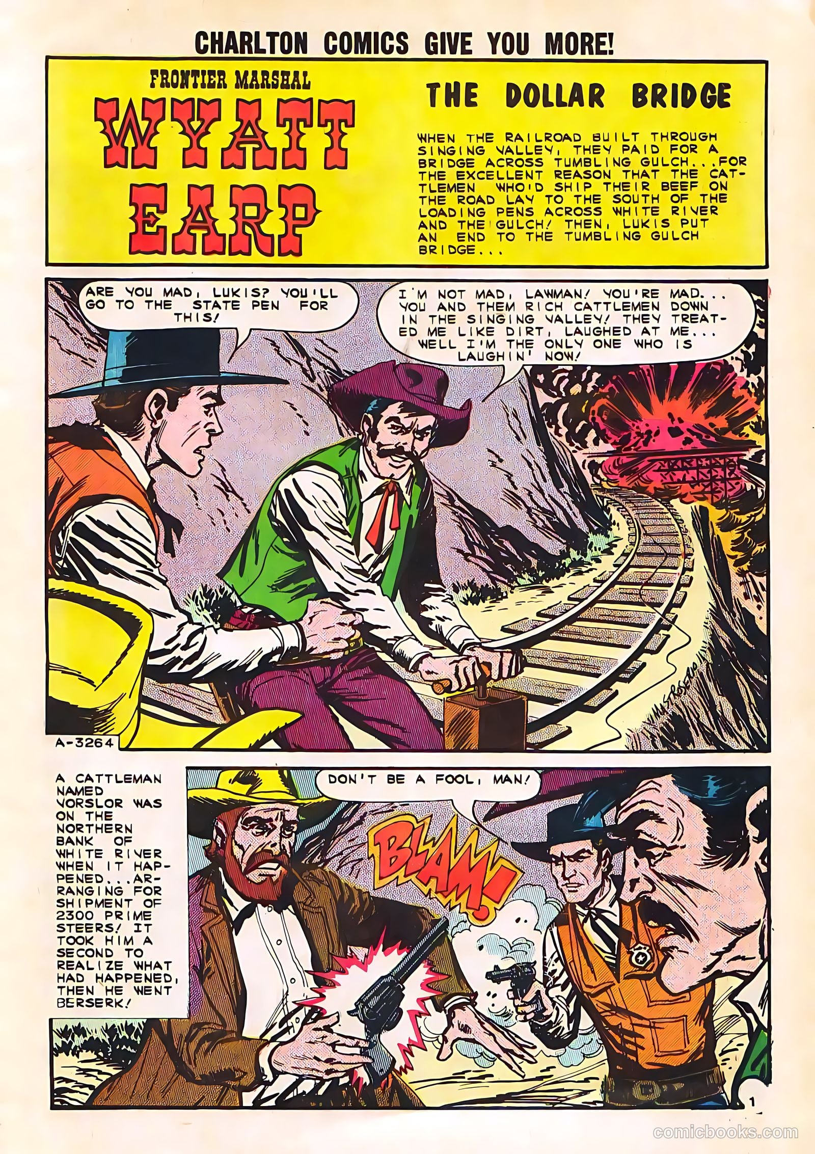 Wyatt Earp, Frontier Marshal #53 — page 3 of 36