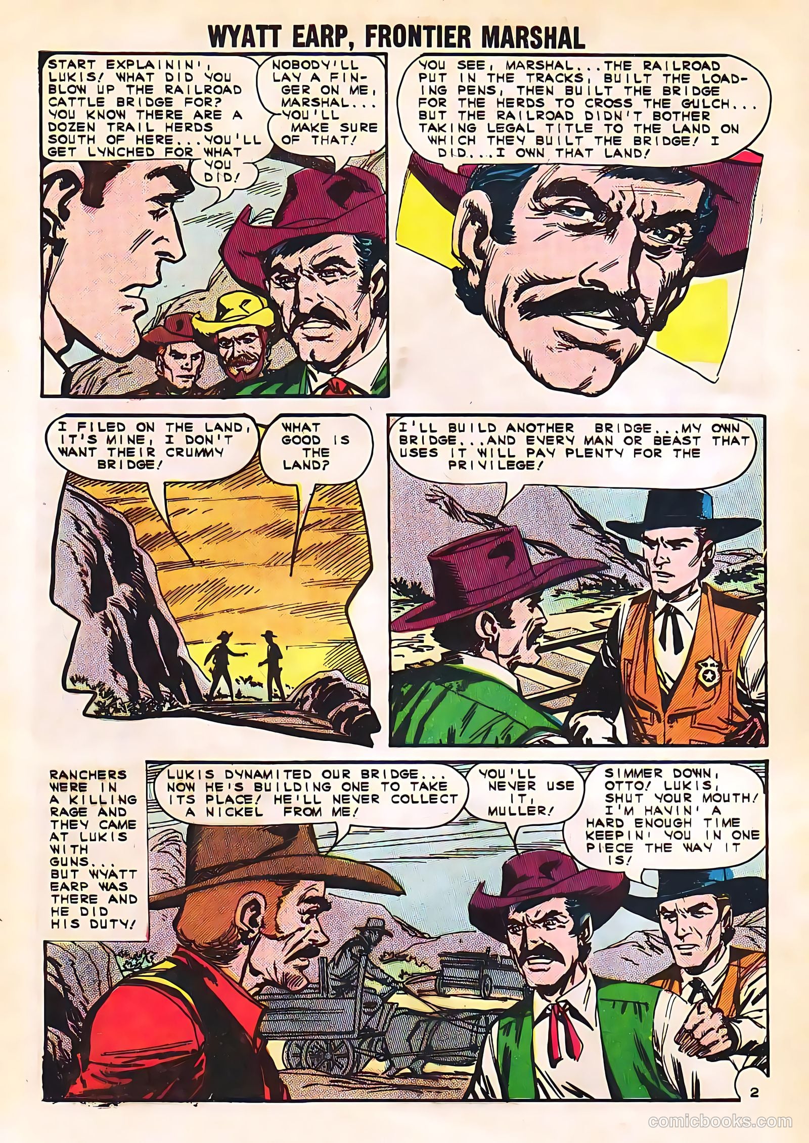 Wyatt Earp, Frontier Marshal #53 — page 4 of 36