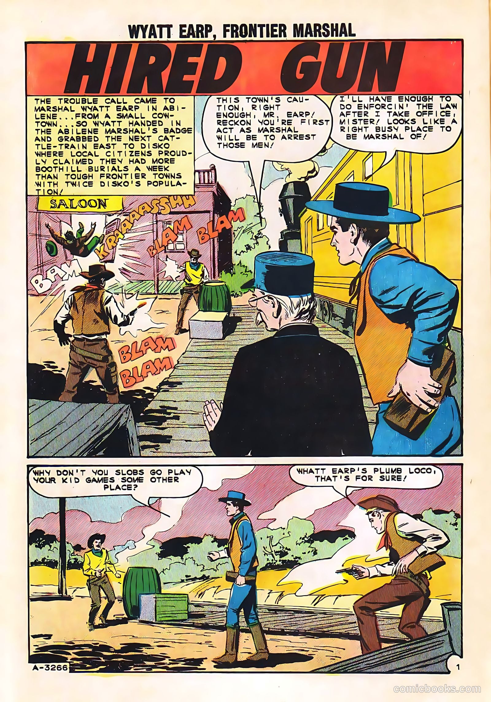 Wyatt Earp, Frontier Marshal #53 — page 10 of 36