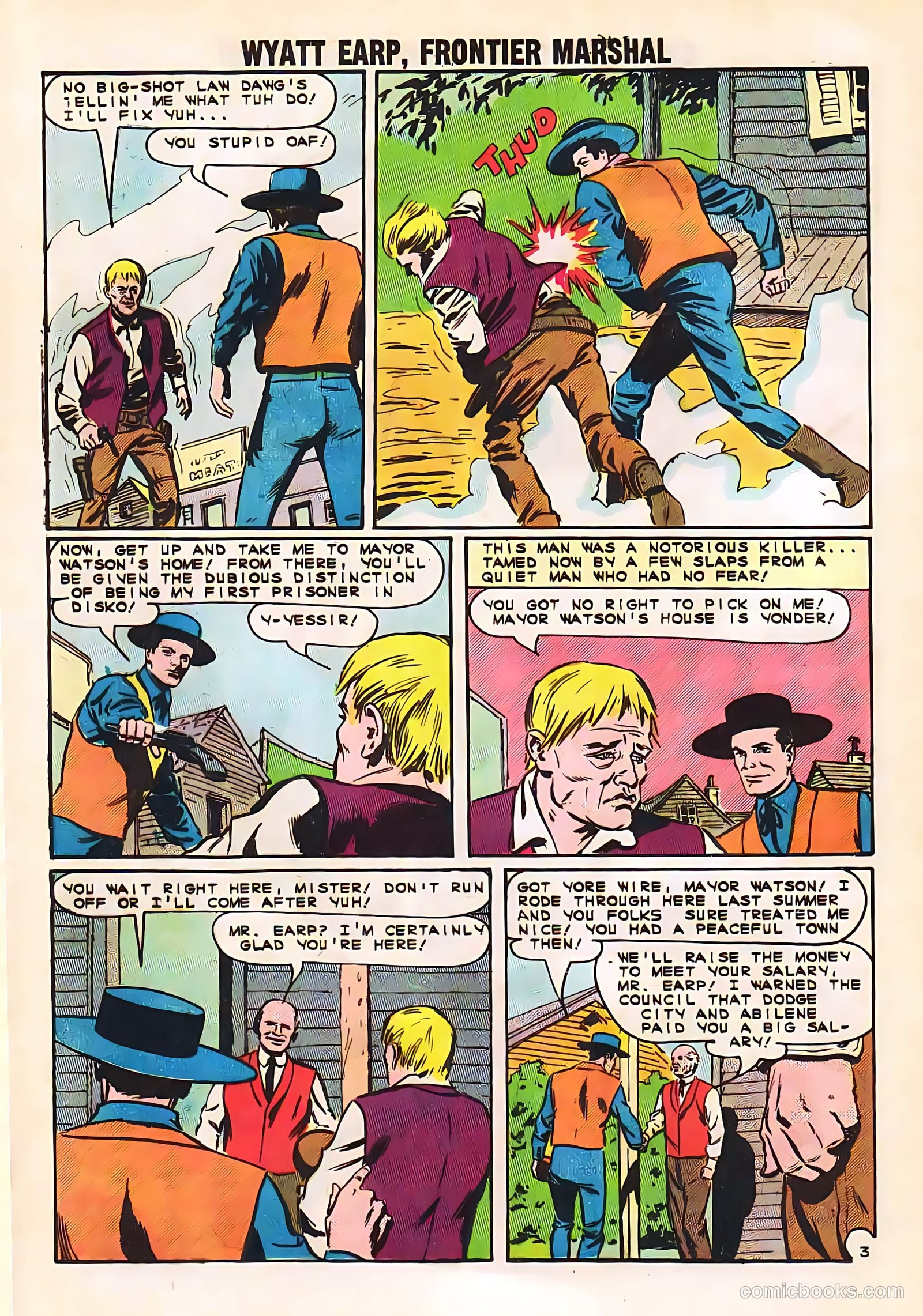 Wyatt Earp, Frontier Marshal #53 — page 12 of 36