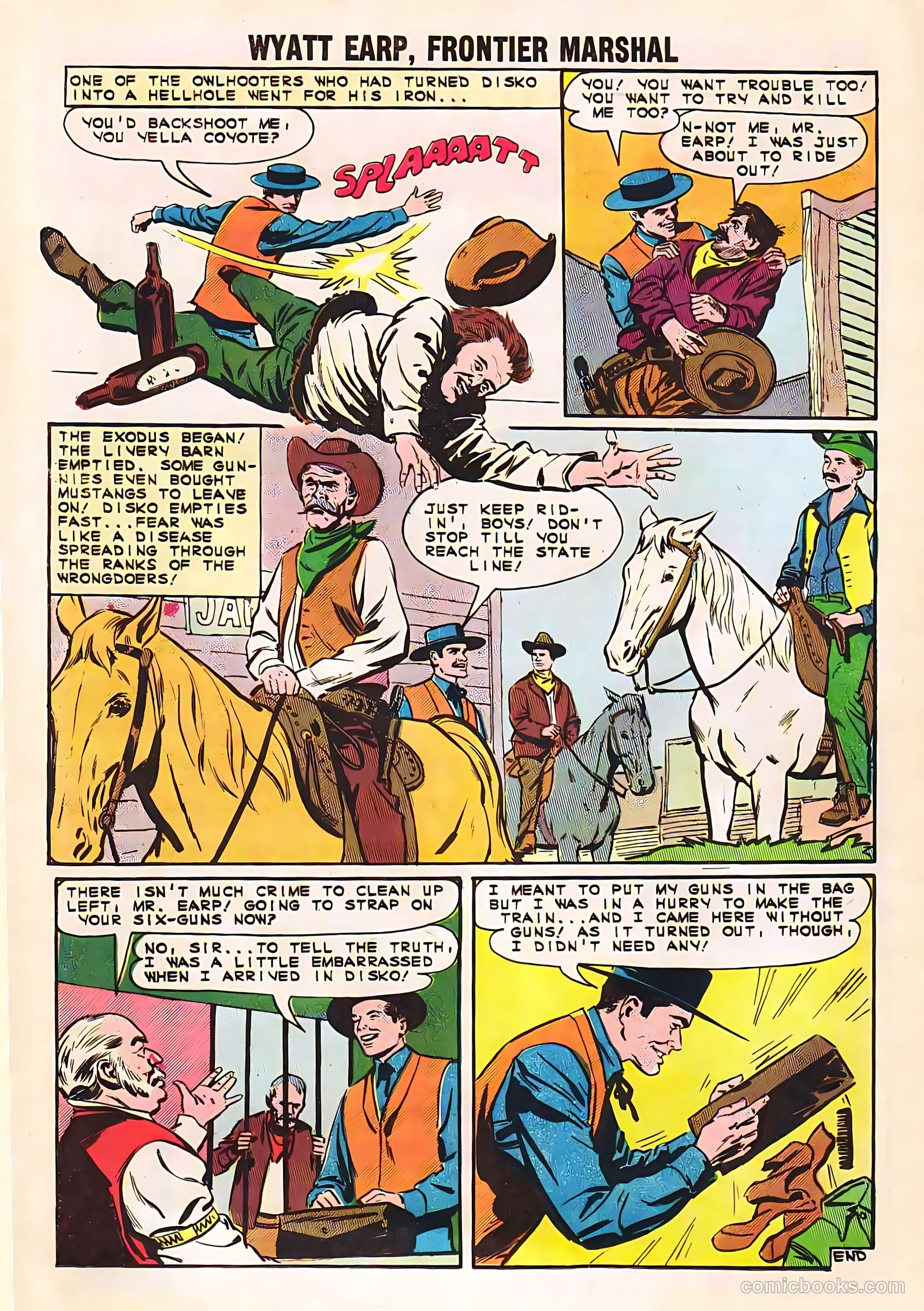 Wyatt Earp, Frontier Marshal #53 — page 16 of 36