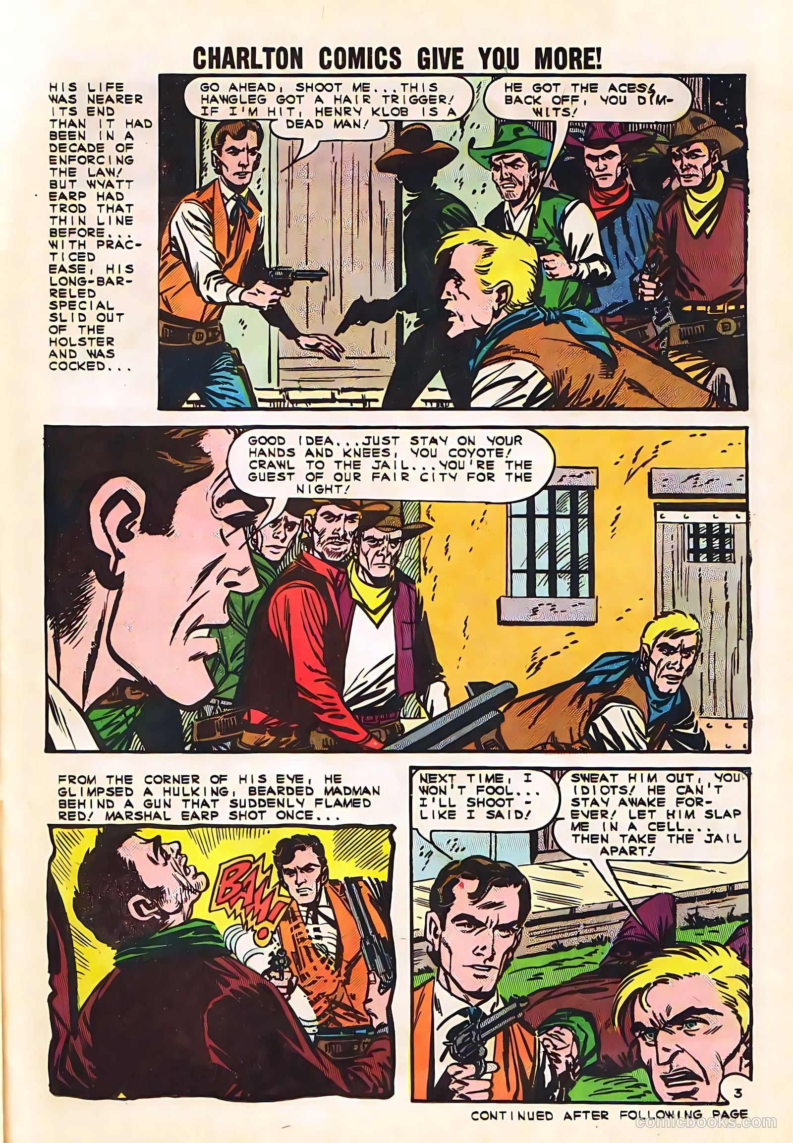 Wyatt Earp, Frontier Marshal #53 — page 21 of 36