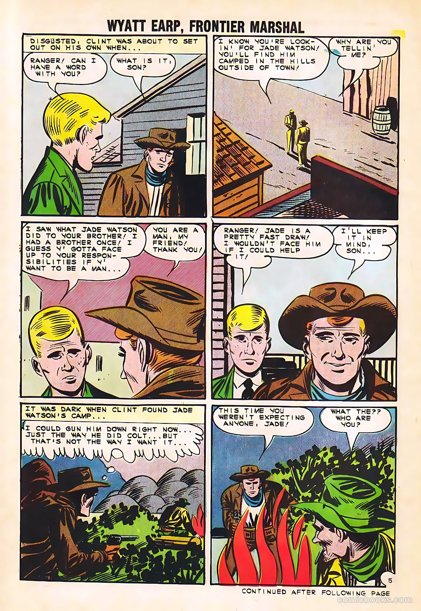 Wyatt Earp, Frontier Marshal #53 — page 30 of 36
