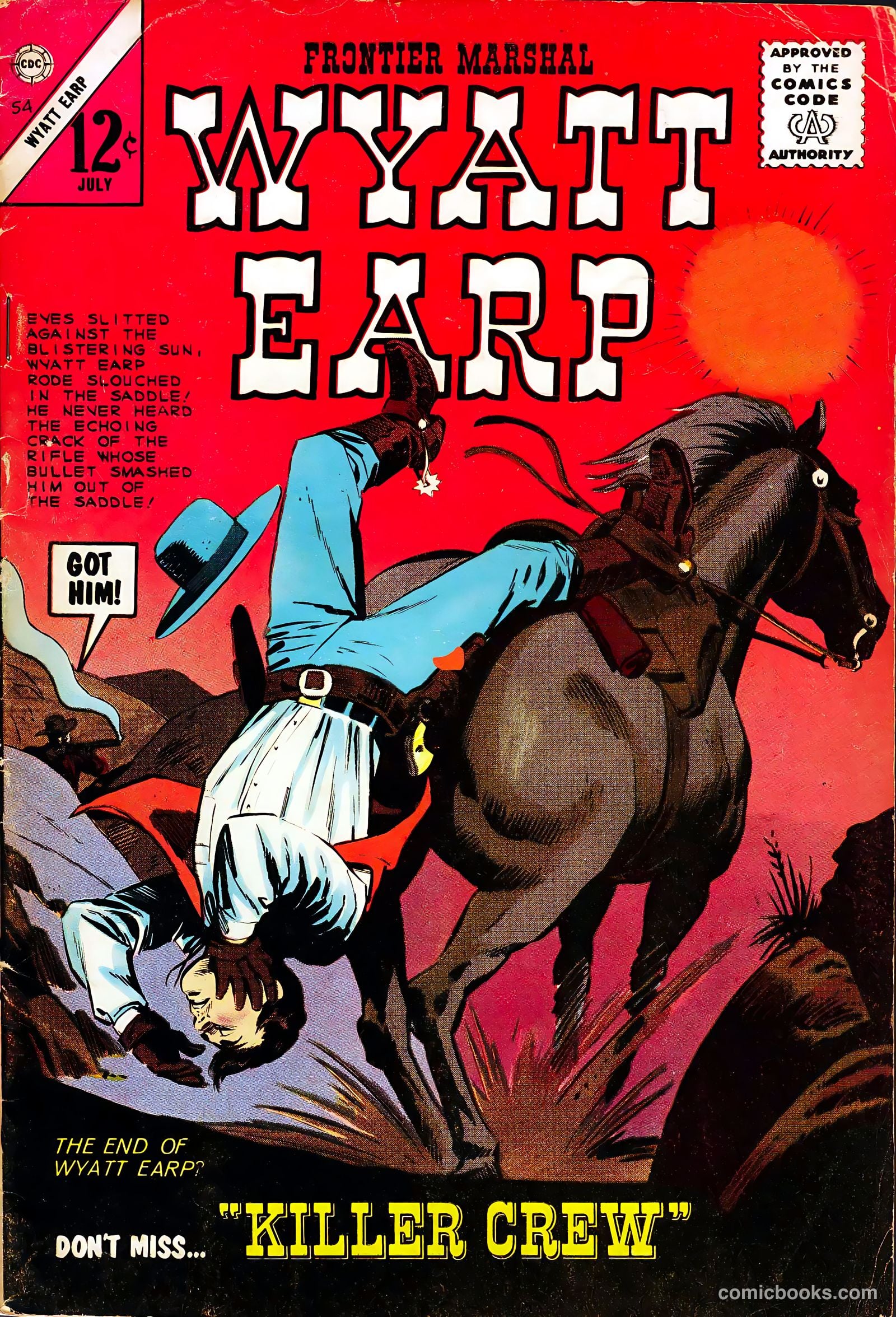 Wyatt Earp, Frontier Marshal #54 — page 1 of 36
