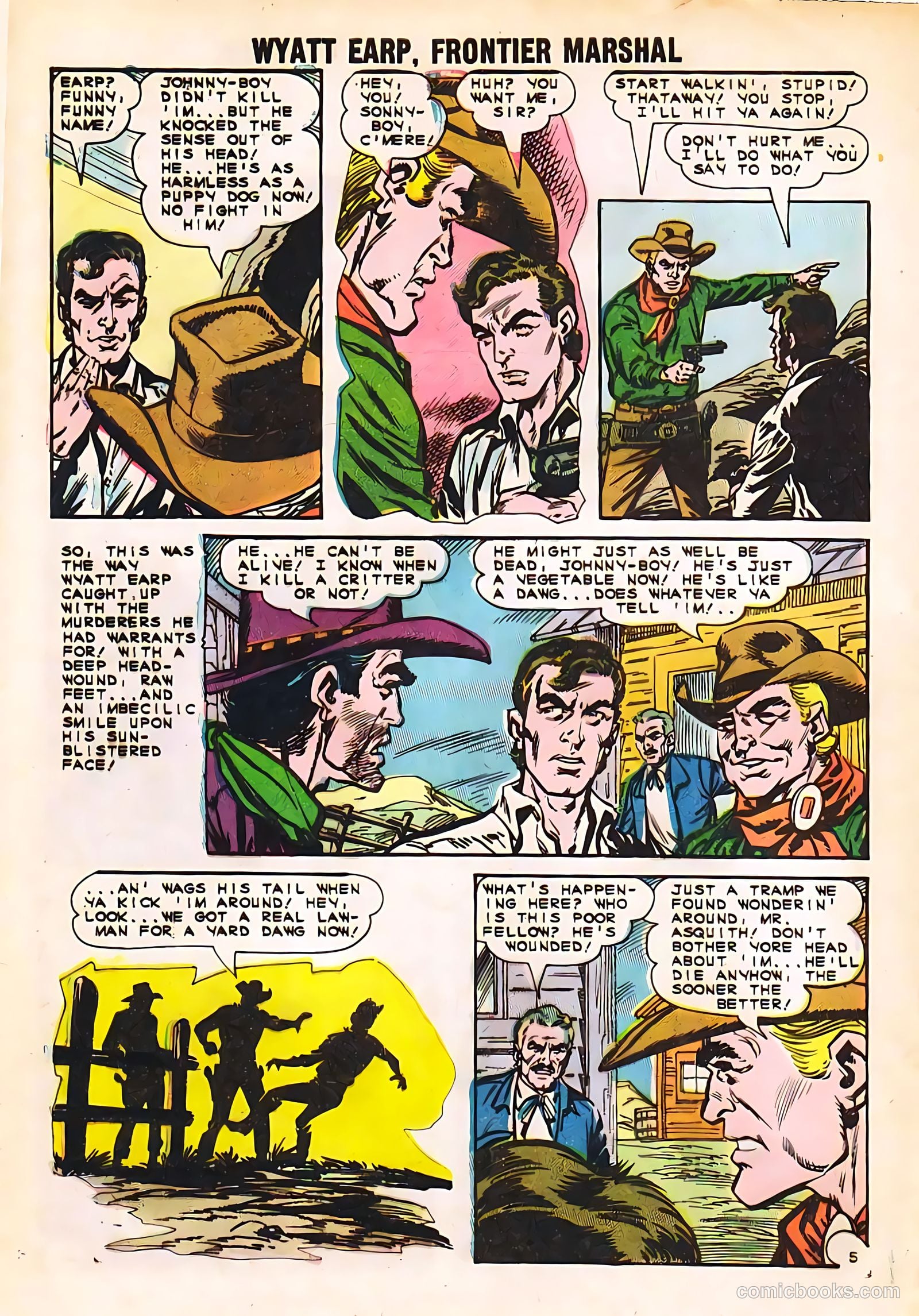 Wyatt Earp, Frontier Marshal #54 — page 8 of 36