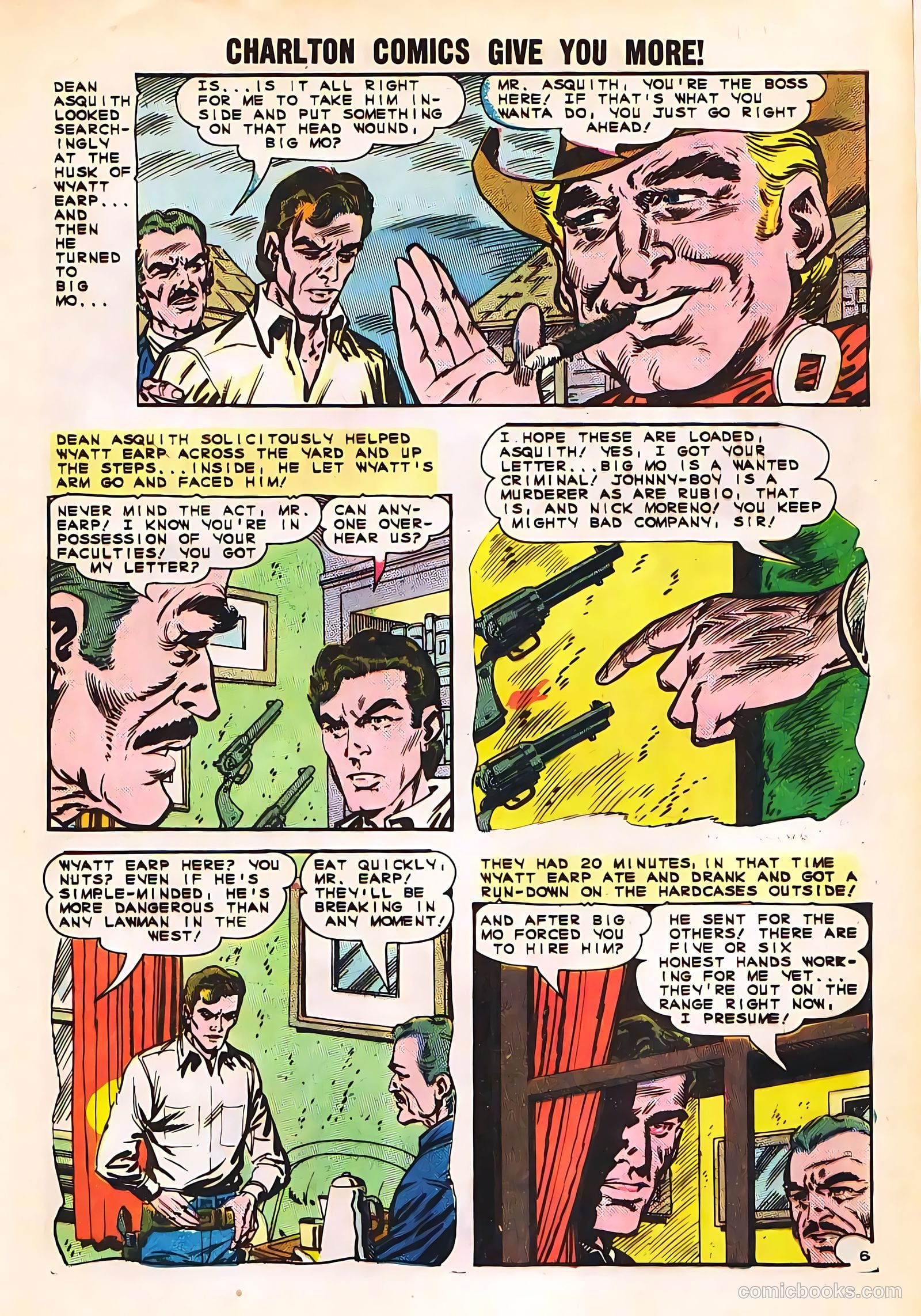 Wyatt Earp, Frontier Marshal #54 — page 9 of 36
