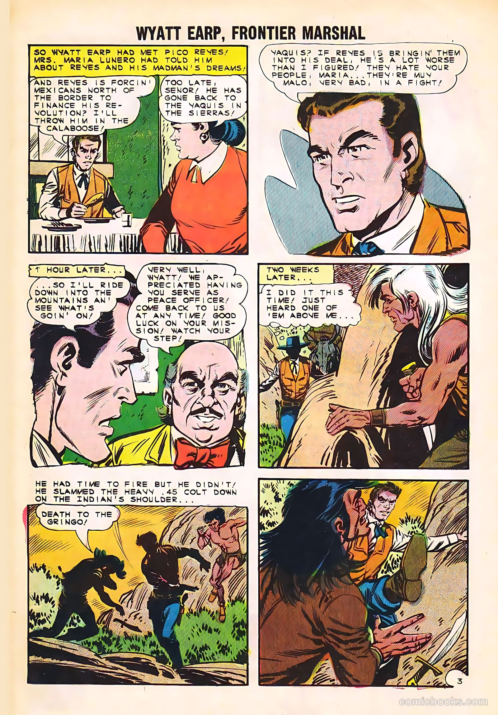 Wyatt Earp, Frontier Marshal #54 — page 16 of 36
