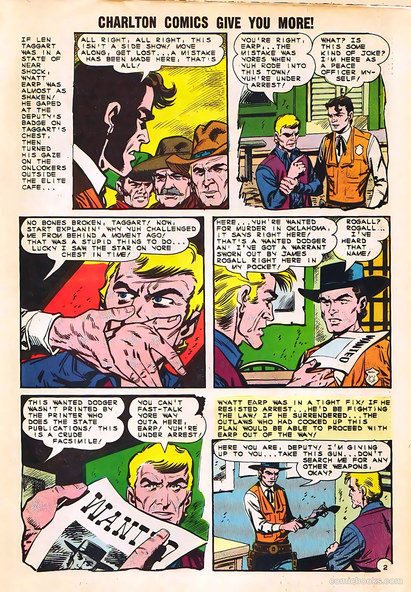 Wyatt Earp, Frontier Marshal #54 — page 27 of 36