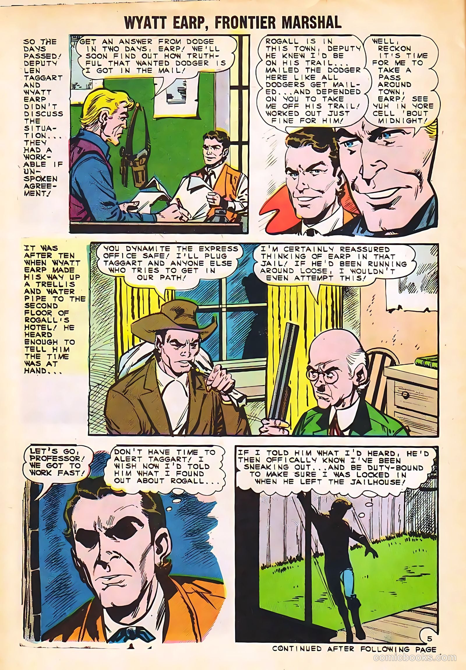 Wyatt Earp, Frontier Marshal #54 — page 30 of 36