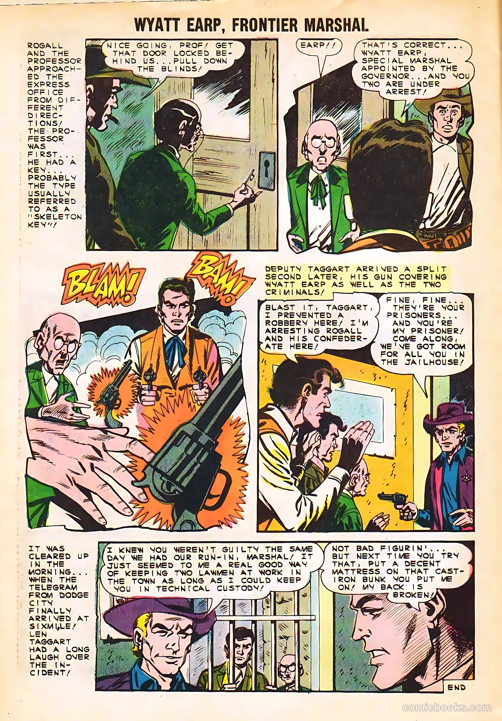 Wyatt Earp, Frontier Marshal #54 — page 32 of 36