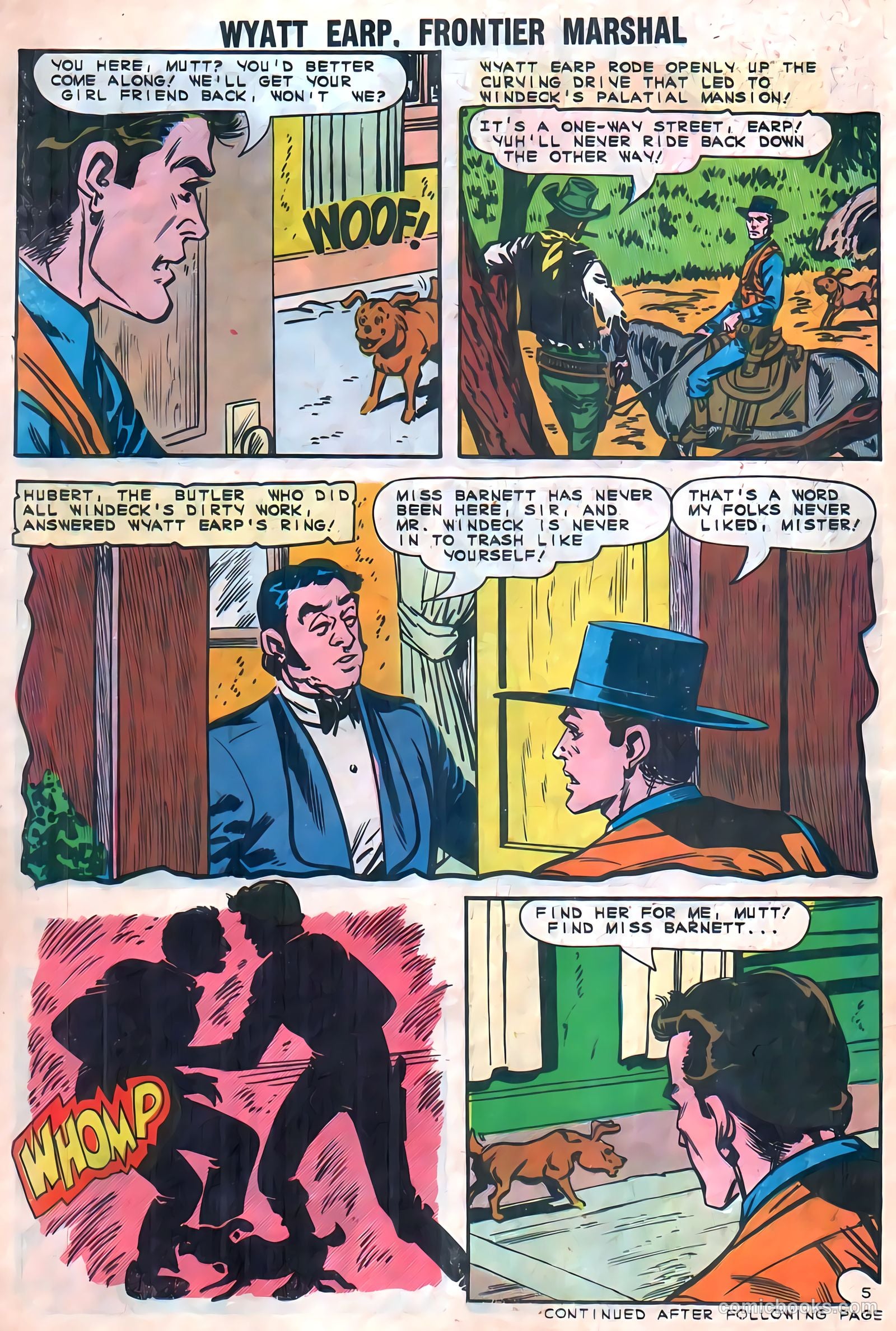 Wyatt Earp, Frontier Marshal #56 — page 14 of 36