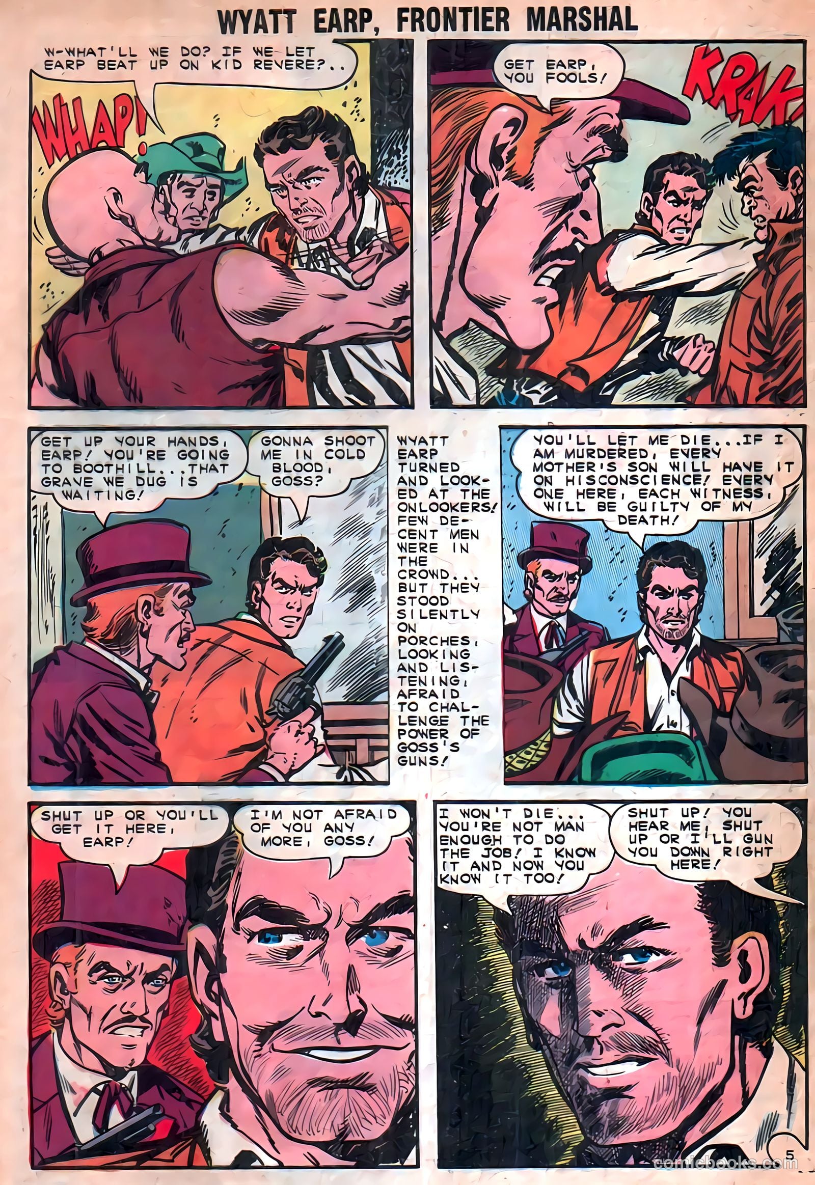 Wyatt Earp, Frontier Marshal #56 — page 32 of 36