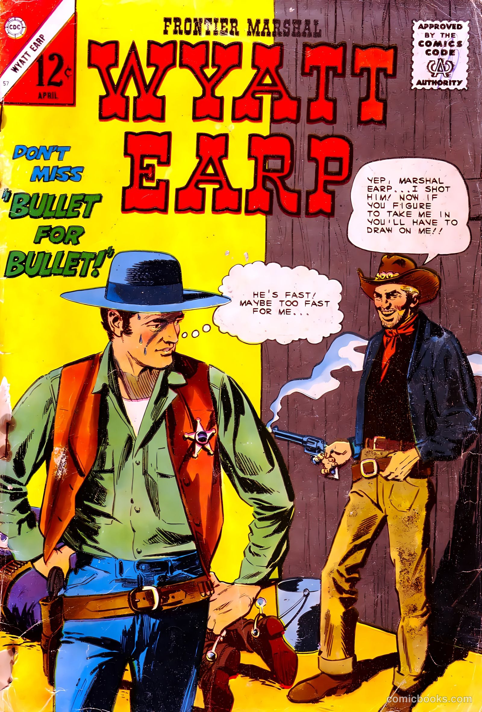 Wyatt Earp, Frontier Marshal #57 — page 1 of 36