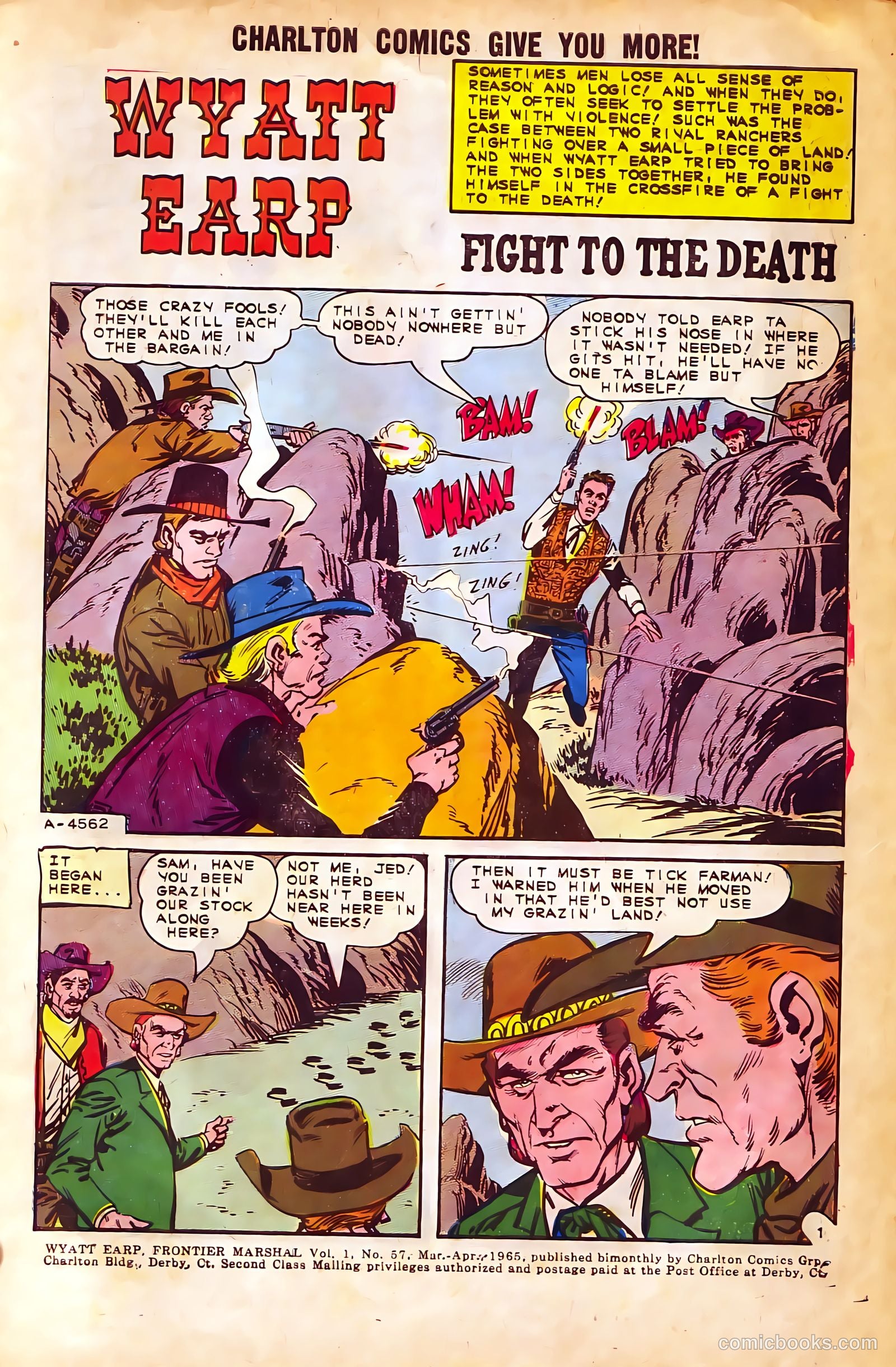 Wyatt Earp, Frontier Marshal #57 — page 3 of 36