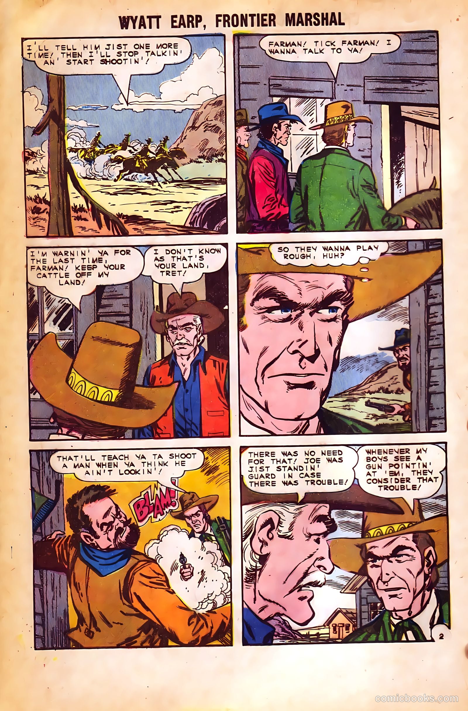 Wyatt Earp, Frontier Marshal #57 — page 4 of 36