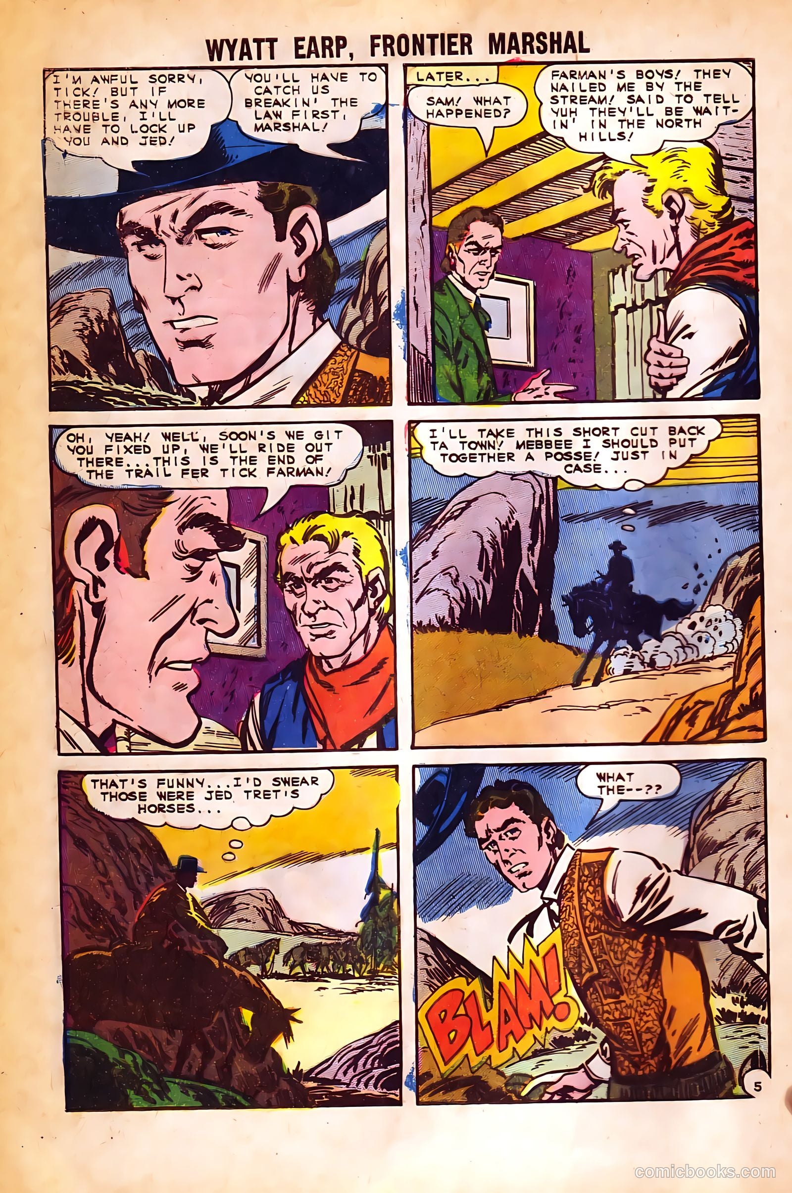 Wyatt Earp, Frontier Marshal #57 — page 8 of 36