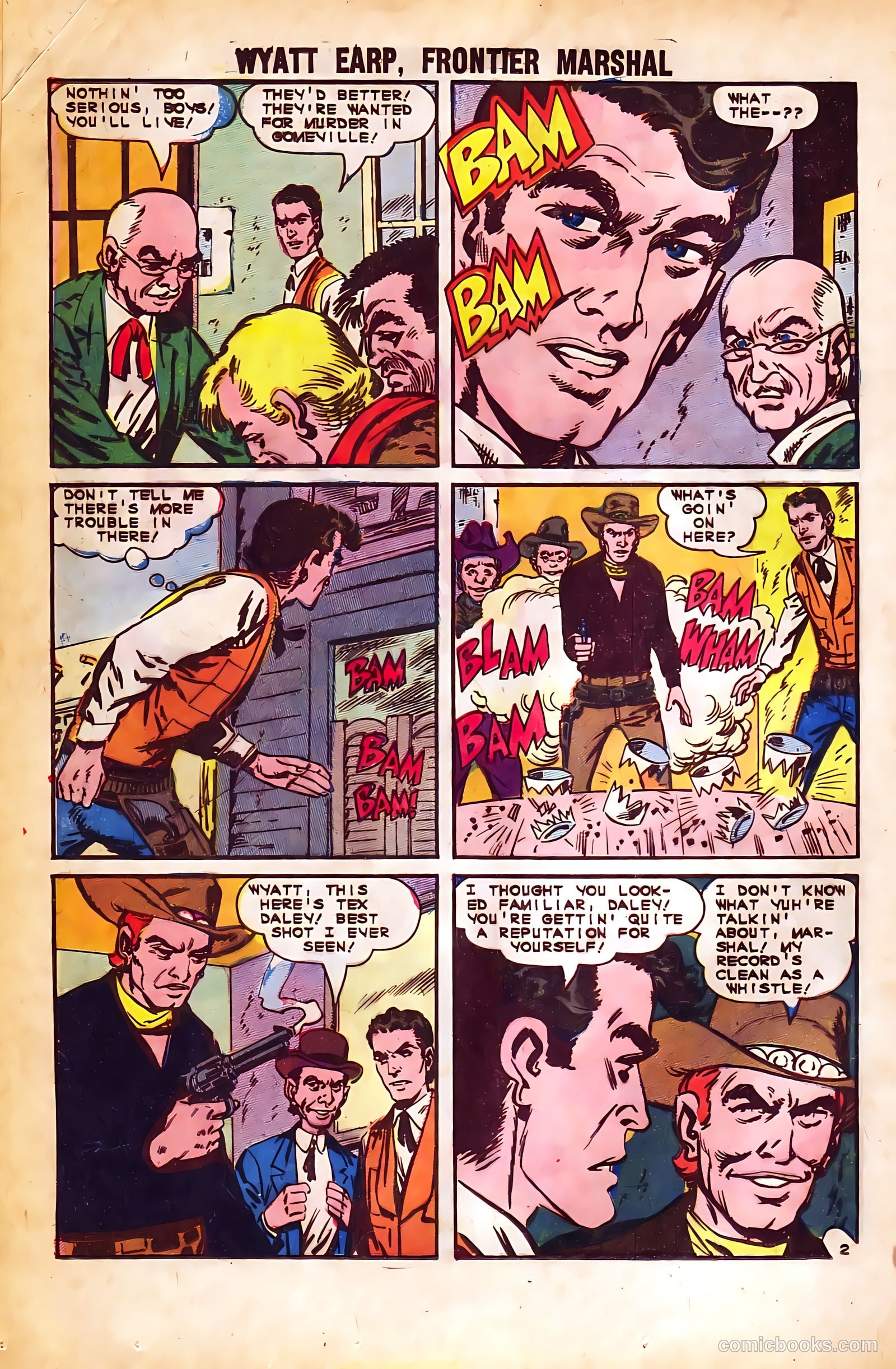 Wyatt Earp, Frontier Marshal #57 — page 12 of 36