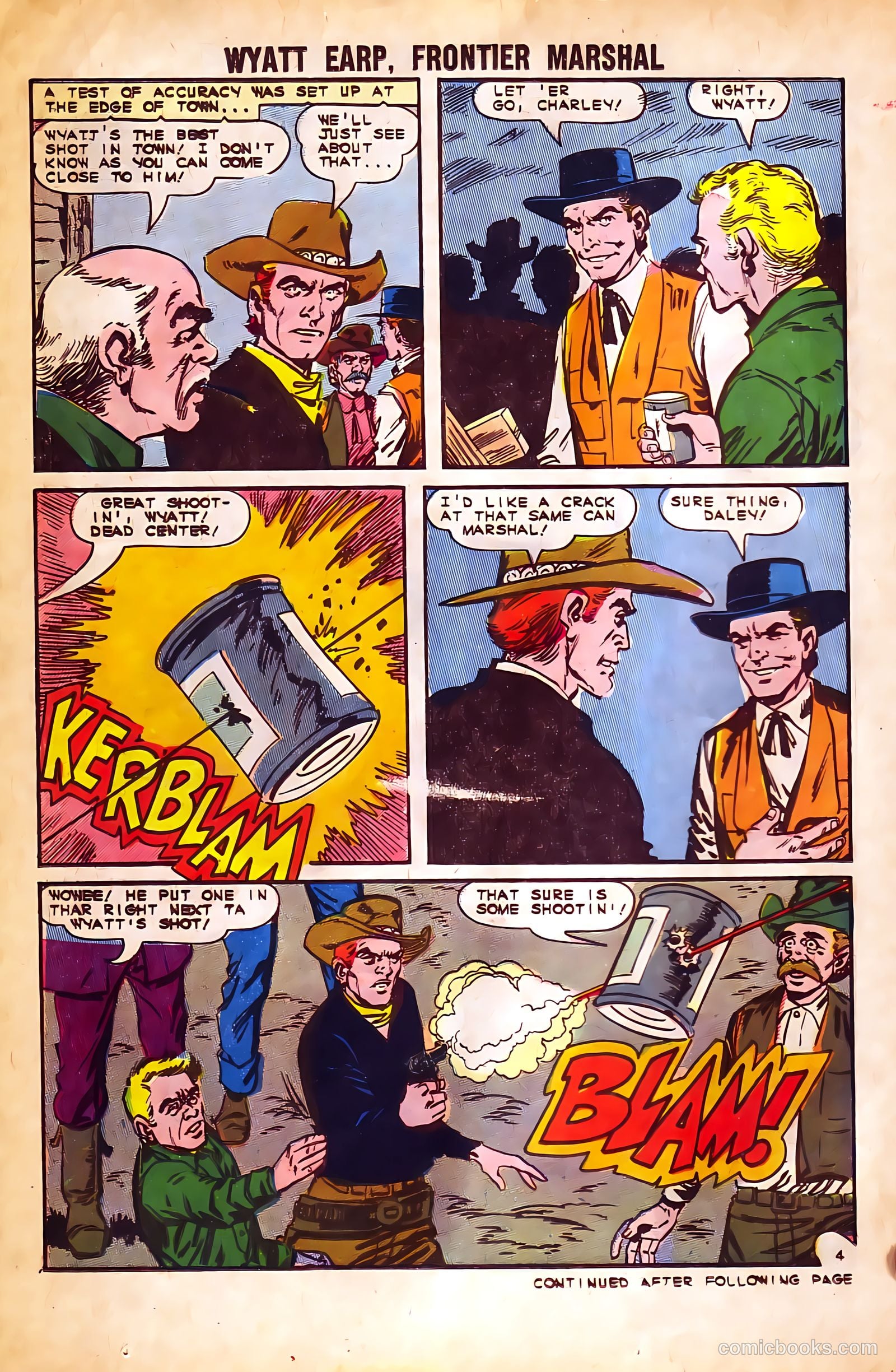 Wyatt Earp, Frontier Marshal #57 — page 14 of 36