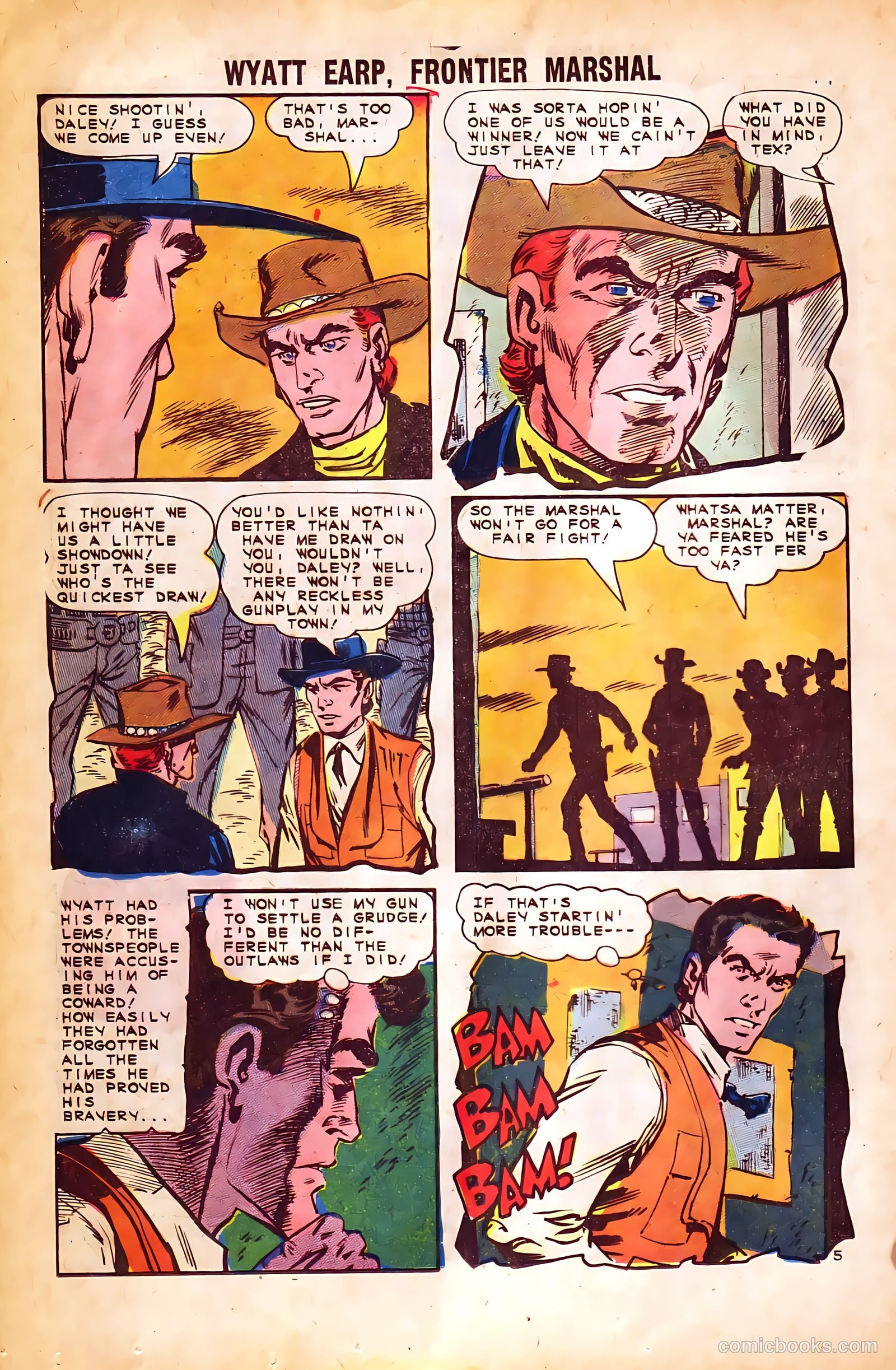 Wyatt Earp, Frontier Marshal #57 — page 16 of 36