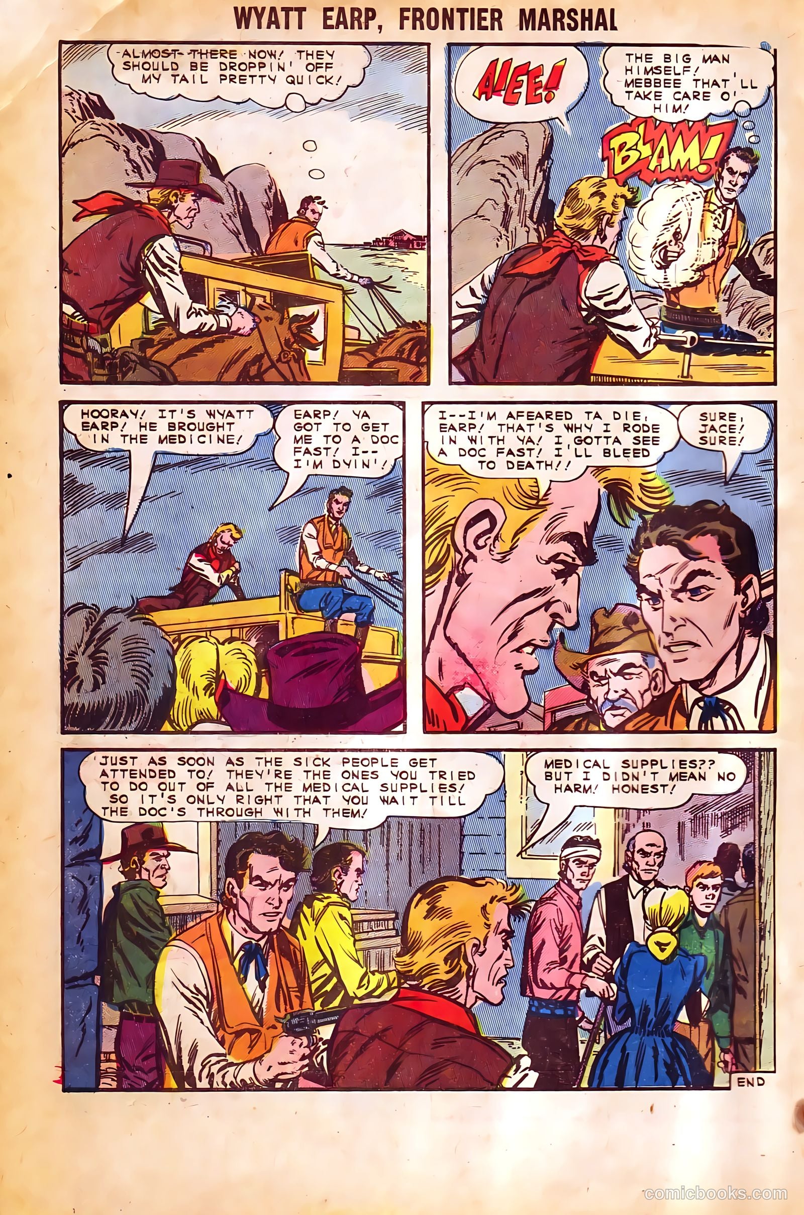 Wyatt Earp, Frontier Marshal #57 — page 32 of 36