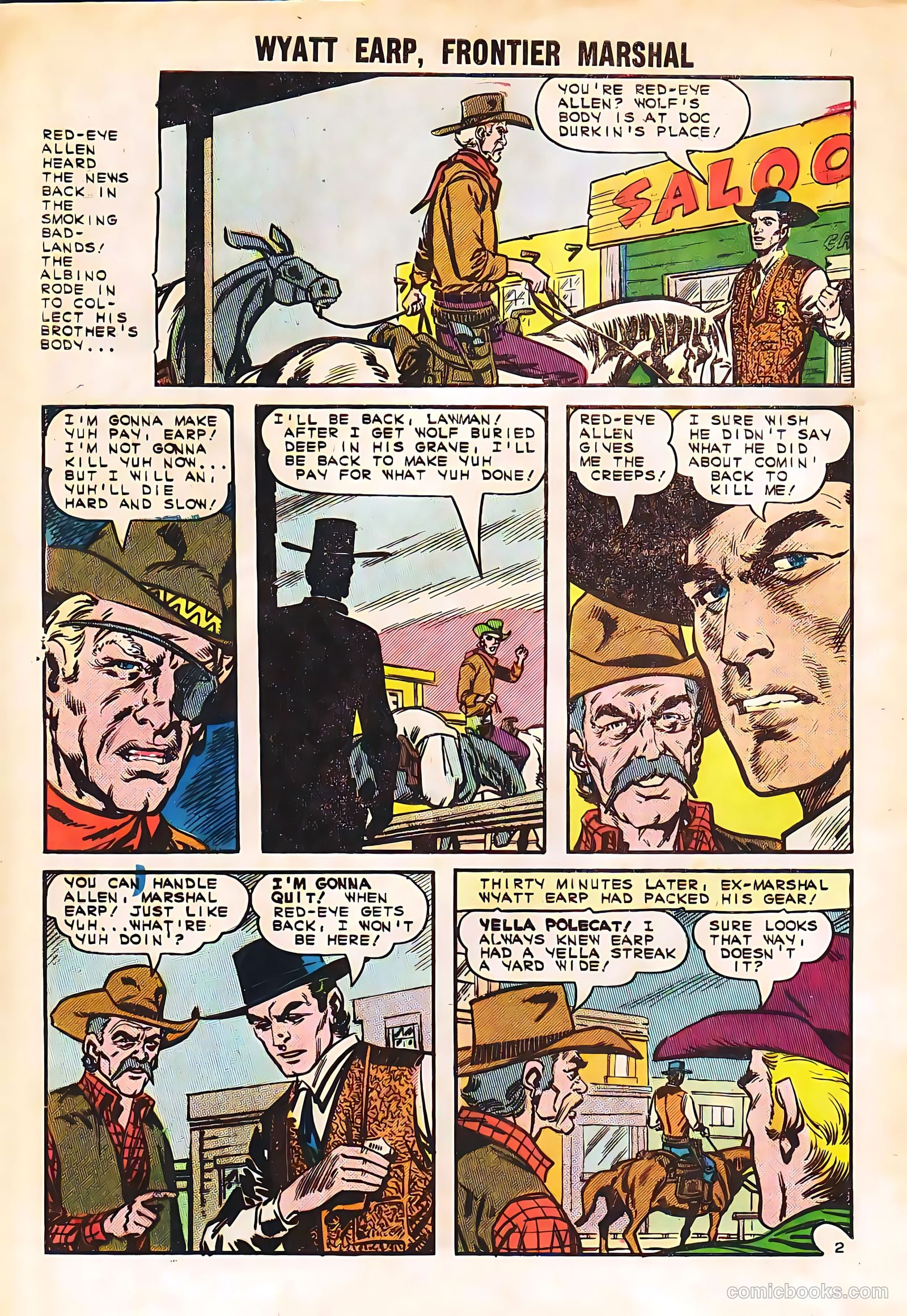 Wyatt Earp, Frontier Marshal #58 — page 4 of 36