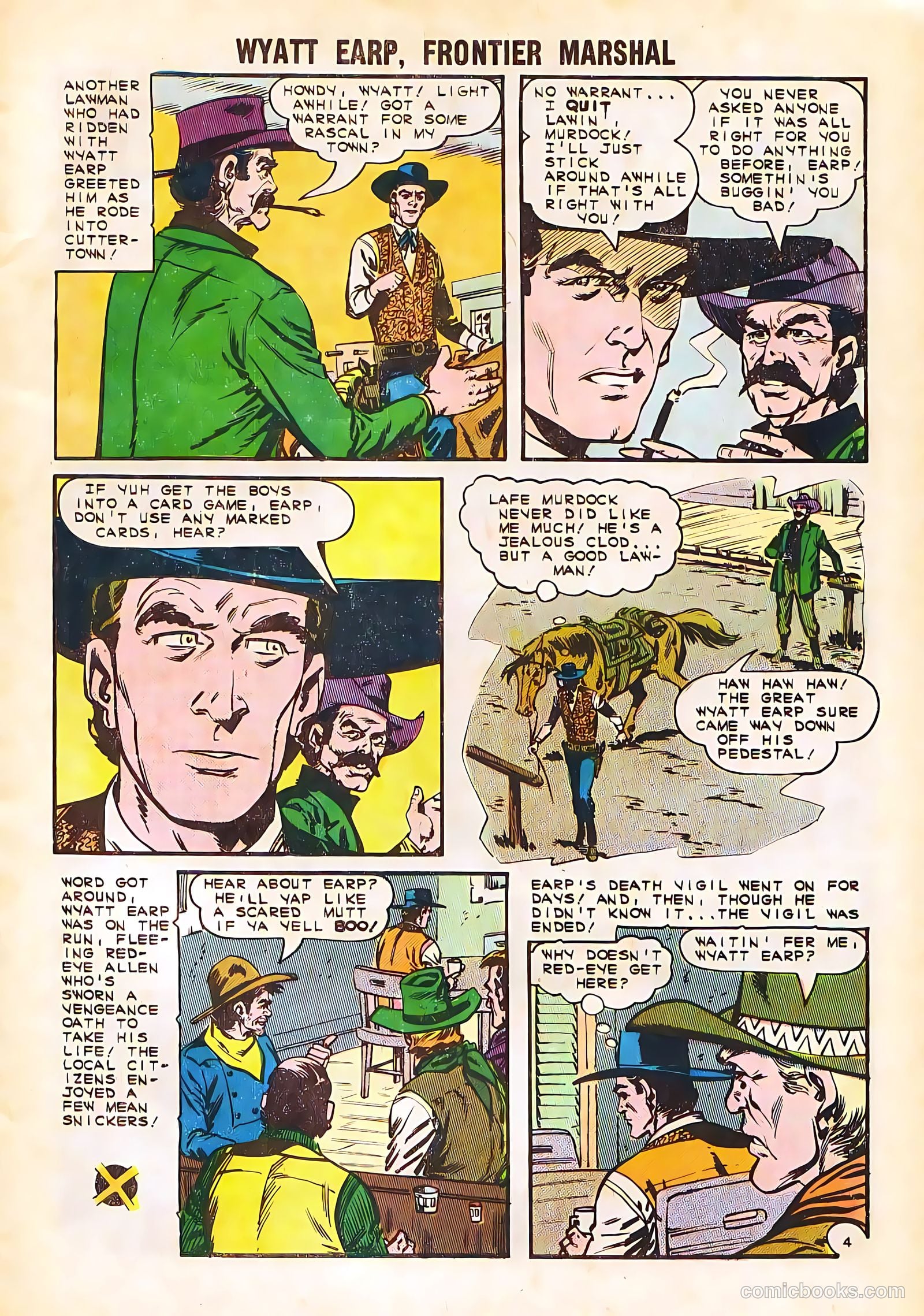 Wyatt Earp, Frontier Marshal #58 — page 7 of 36