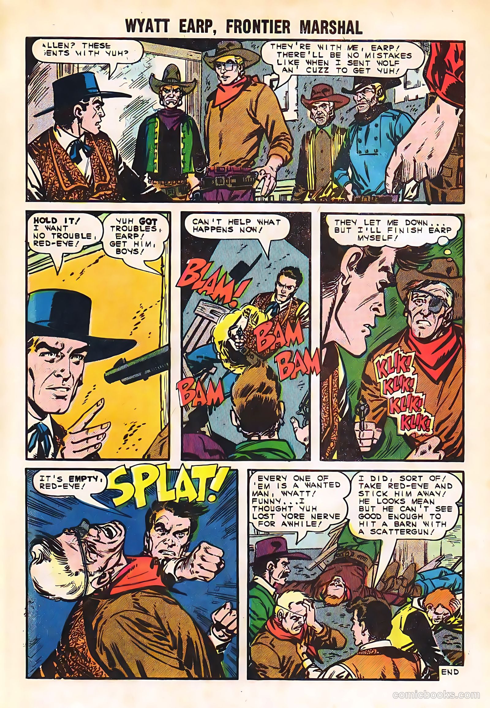 Wyatt Earp, Frontier Marshal #58 — page 8 of 36