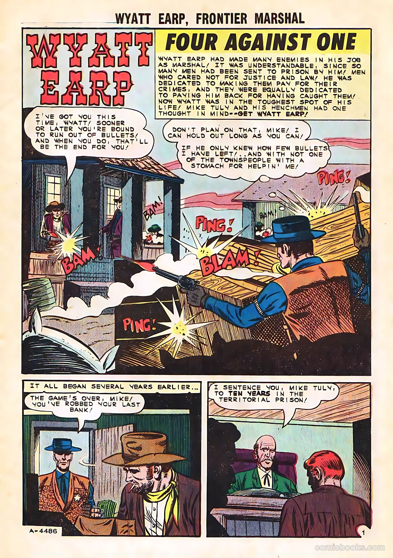 Wyatt Earp, Frontier Marshal #58 — page 9 of 36