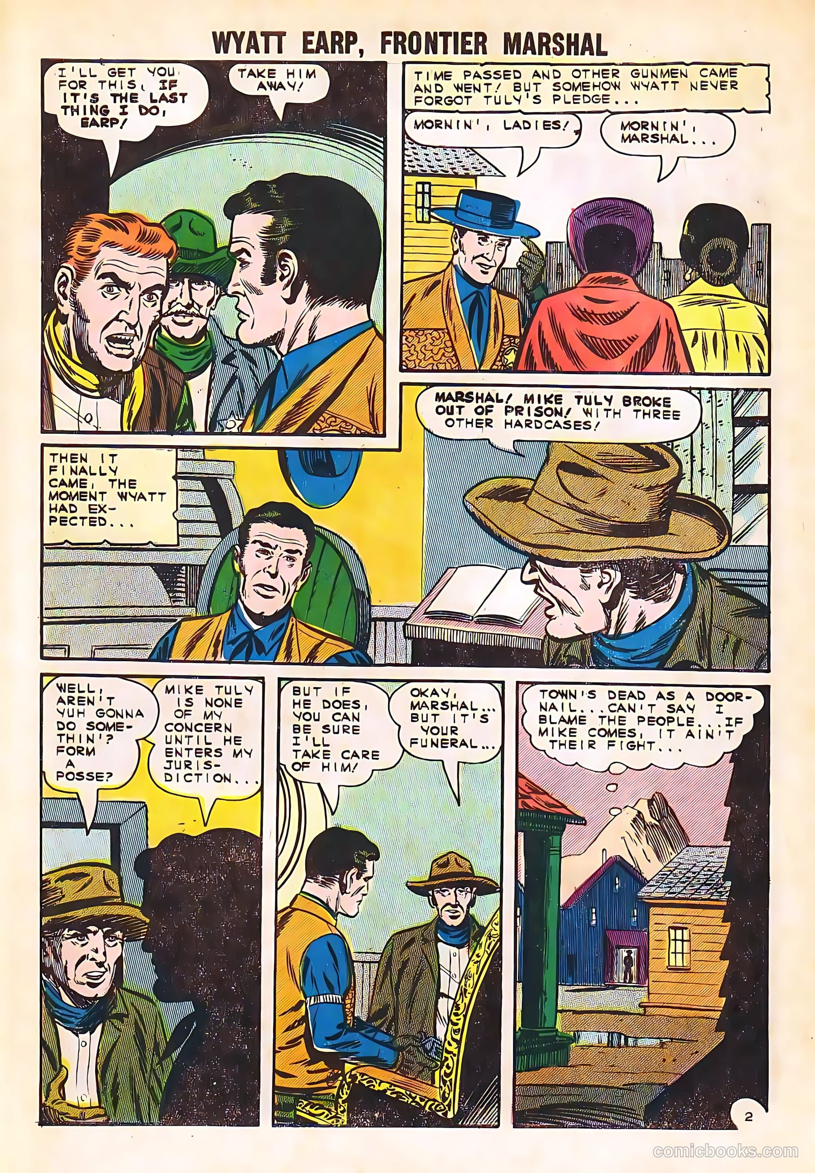 Wyatt Earp, Frontier Marshal #58 — page 10 of 36