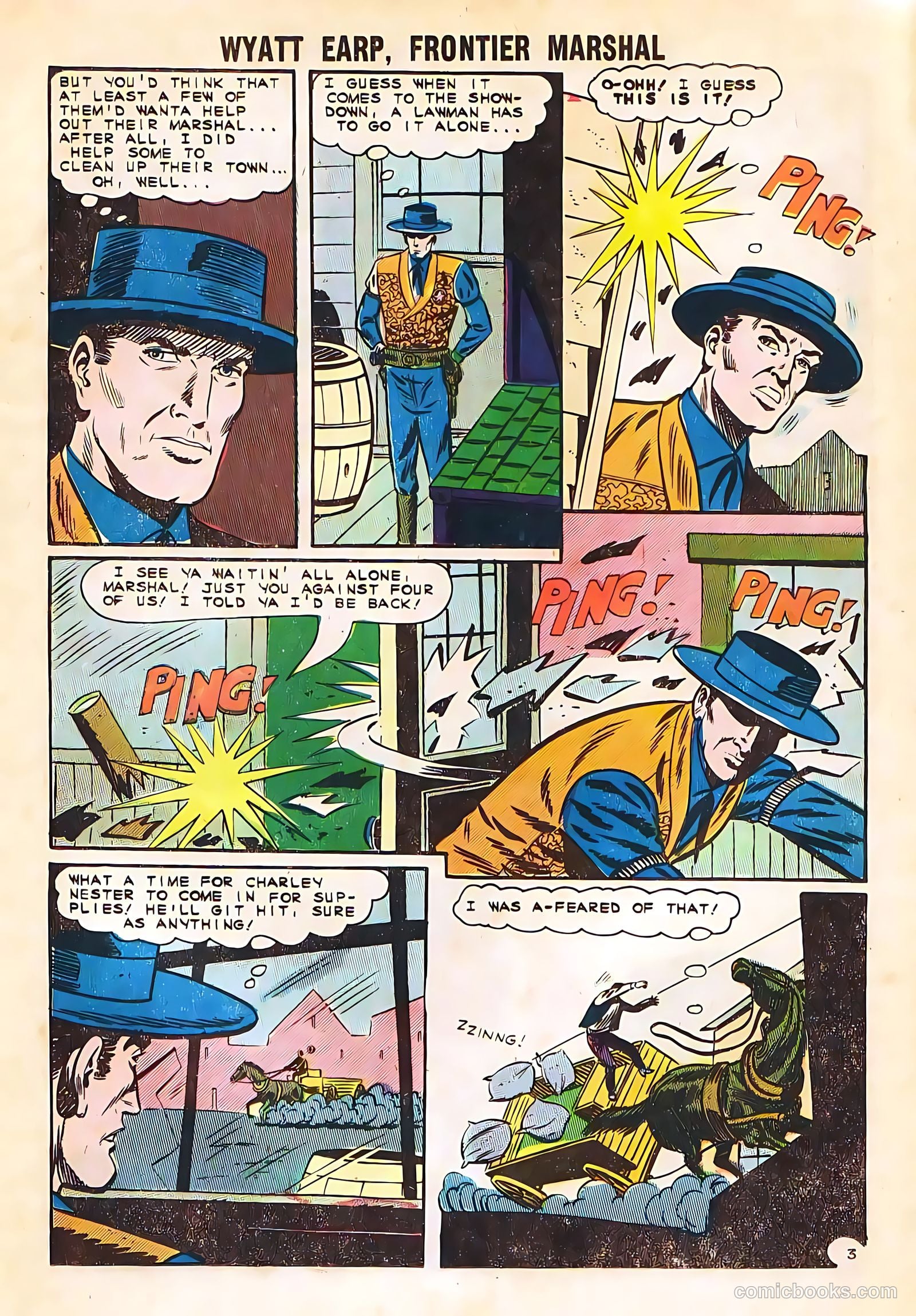 Wyatt Earp, Frontier Marshal #58 — page 11 of 36